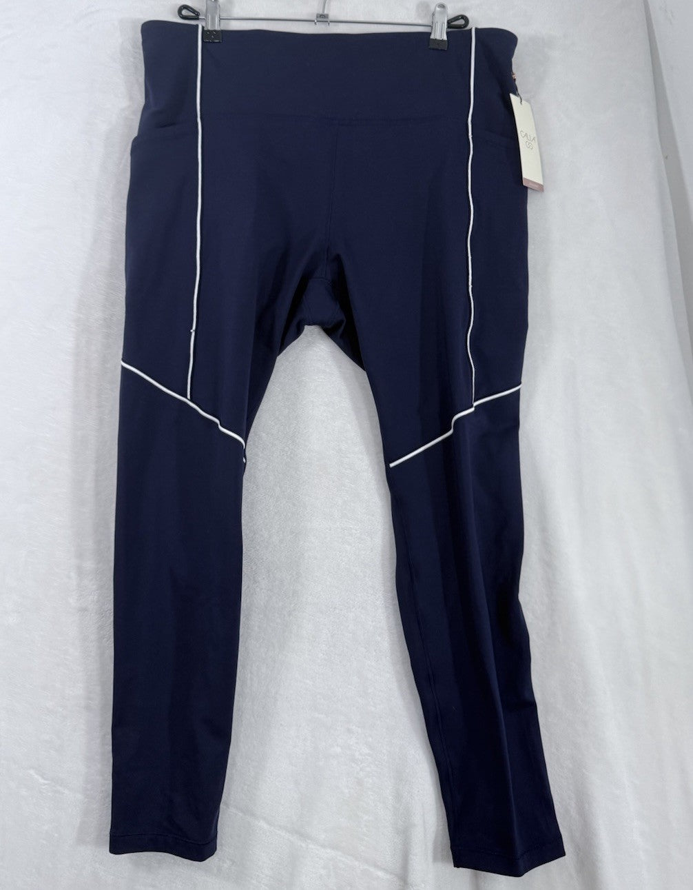 Calia By Carrie Underwood Leggings XXL 1X Blue Thermal Tipped Dash Blue Womens