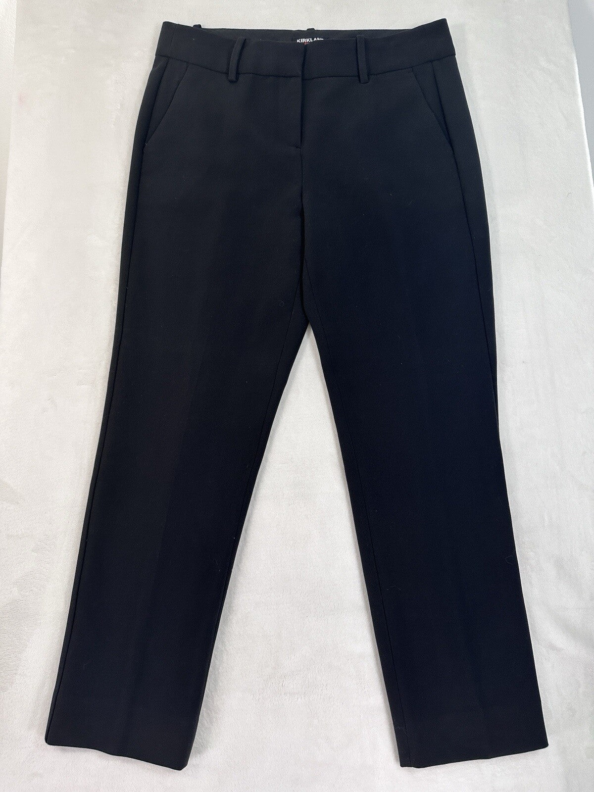 Costco Kirkland Signature Ladies Pants 8 Black Dress Pants Stretch Womens