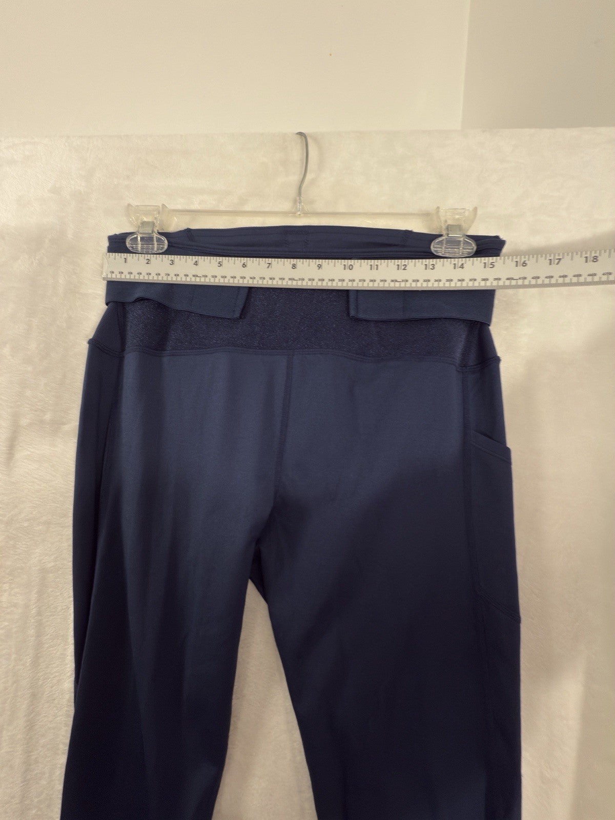 Copper Life Capri Leggings XL Navy Blue Copper Zinc Infused Pants Womens