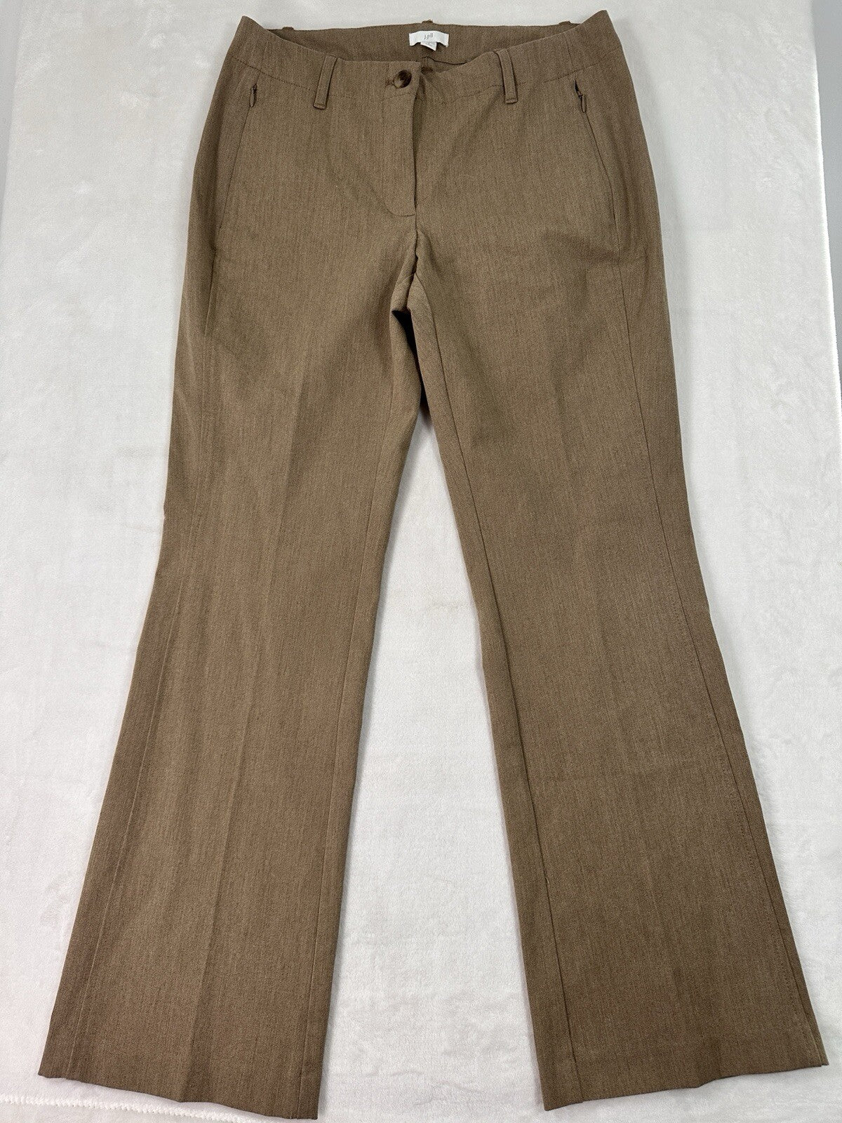 J Jill Dress Pants Size 6 Petite 6P Beige Tan Straight Leg Womens