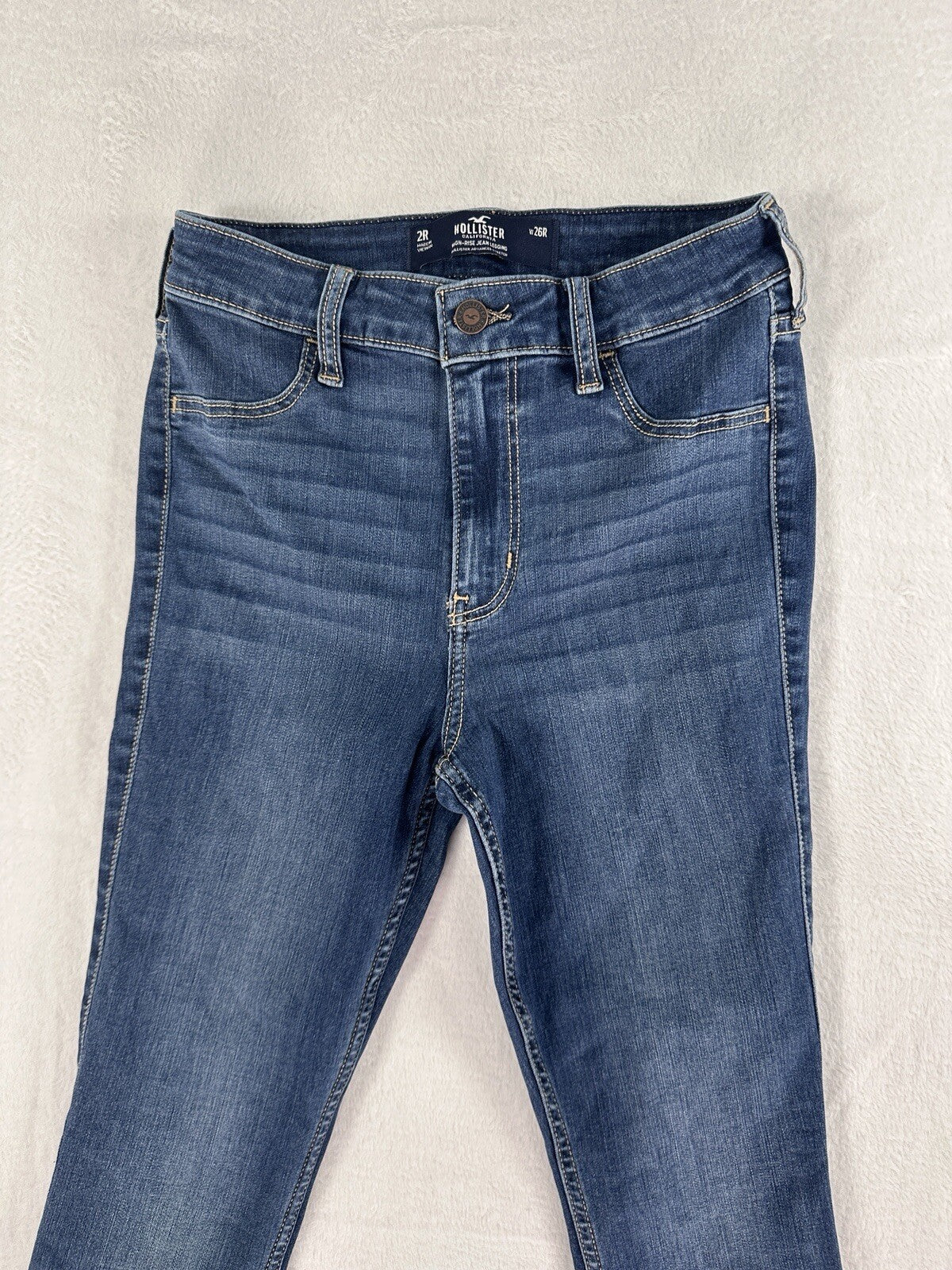 Hollister Jeans Size 2 / 29R Blue Denim Skinny Stretch Women’s Medium Wash