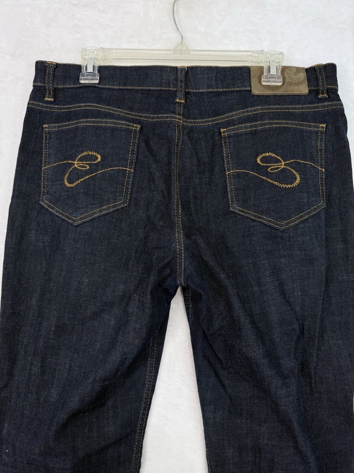 Escada Sport Jeans 44 Womens Dark Blue Denim Straight Leg Made Italy