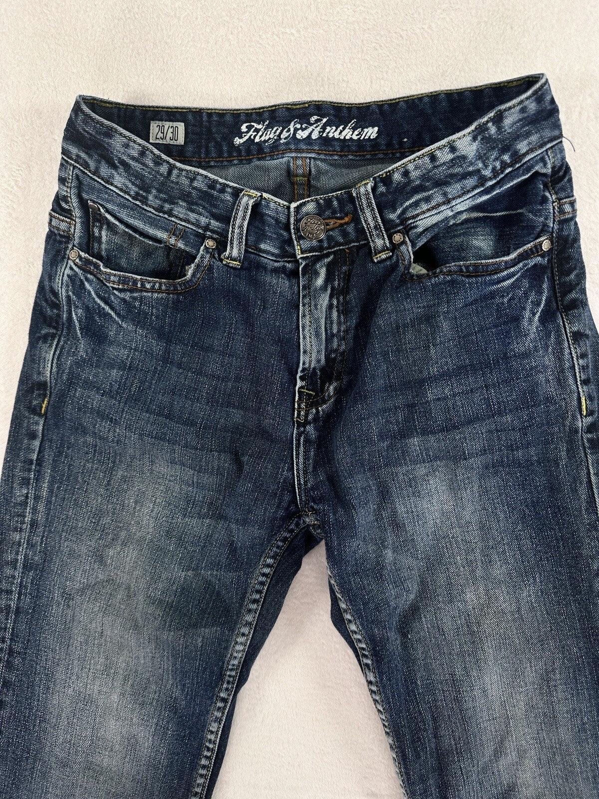 Flag & Anthem Jeans Men’s 29x30 29x29 Relaxed Blue Straight Leg