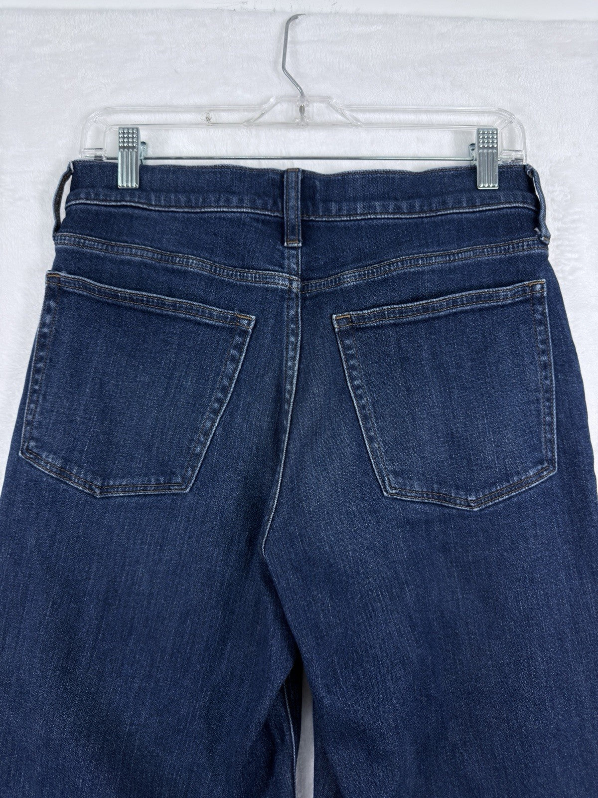 J Crew Classic Wide Leg Jeans 27 Womens Blue Denim