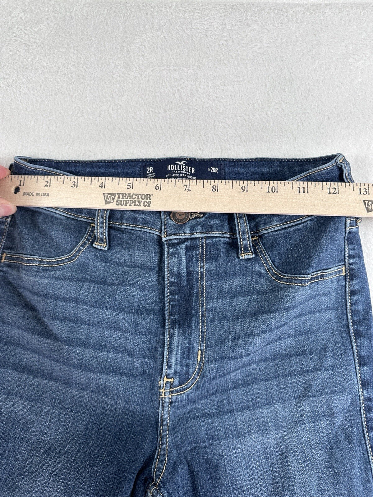 Hollister Jeans Size 2 / 29R Blue Denim Skinny Stretch Women’s Medium Wash