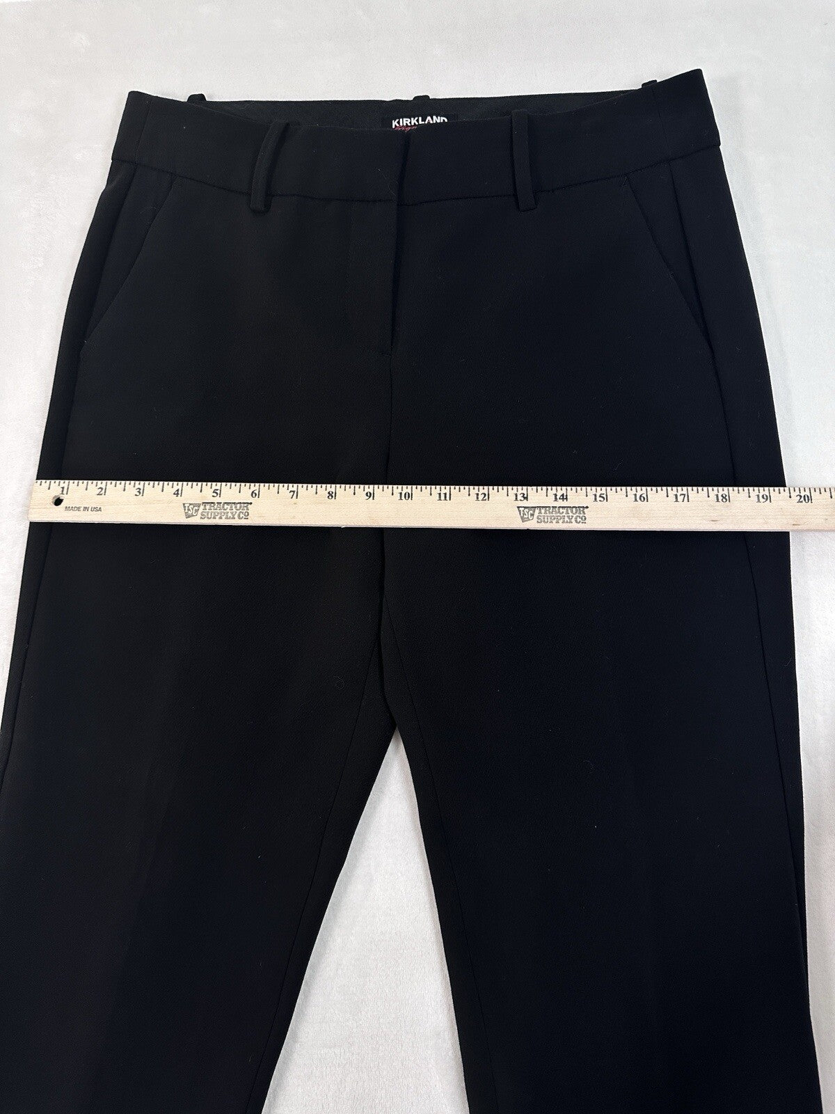 Costco Kirkland Signature Ladies Pants 8 Black Dress Pants Stretch Womens