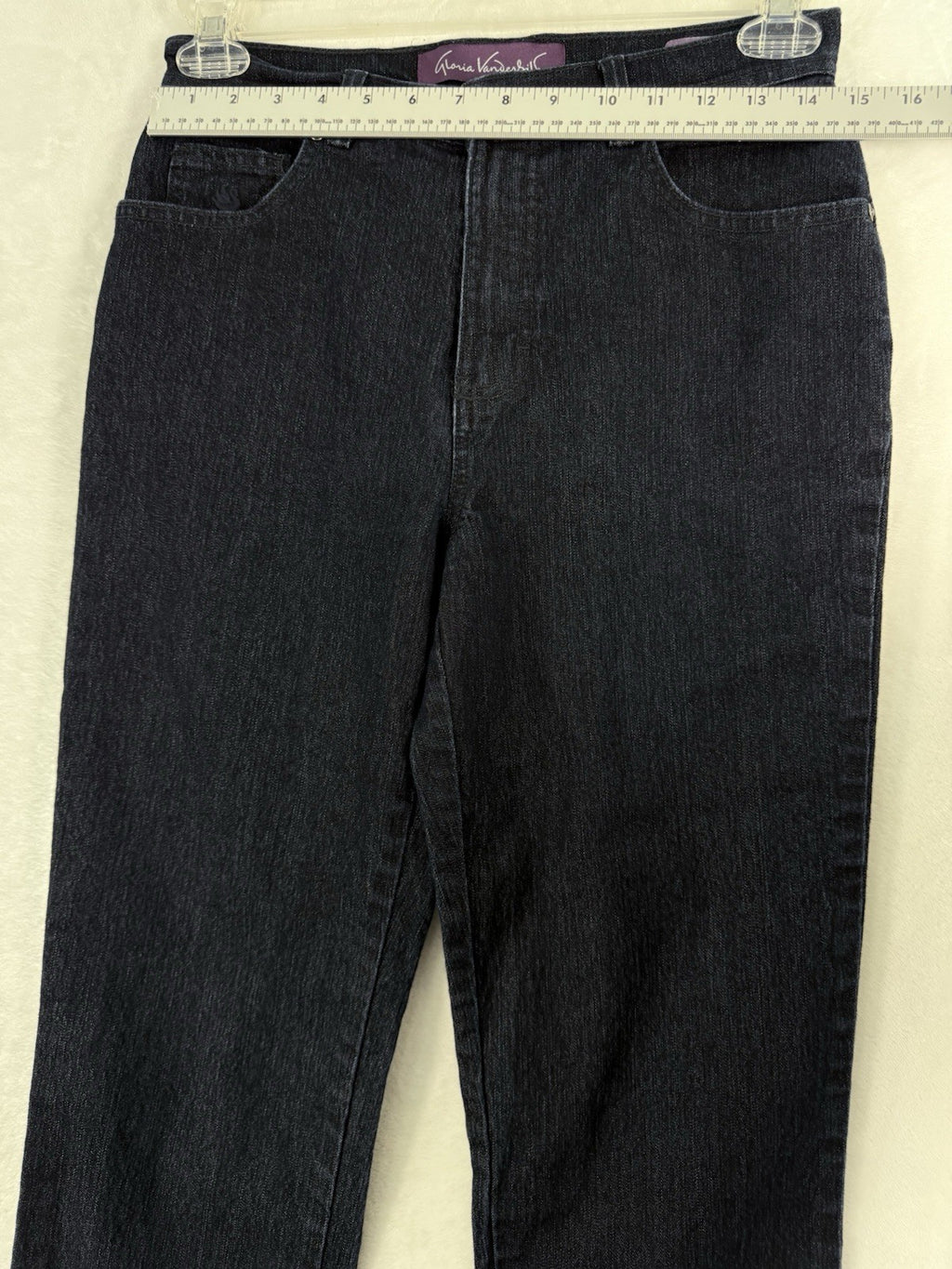 Gloria Vanderbilt Amanda Jeans 6 Average Dark Blue Womens