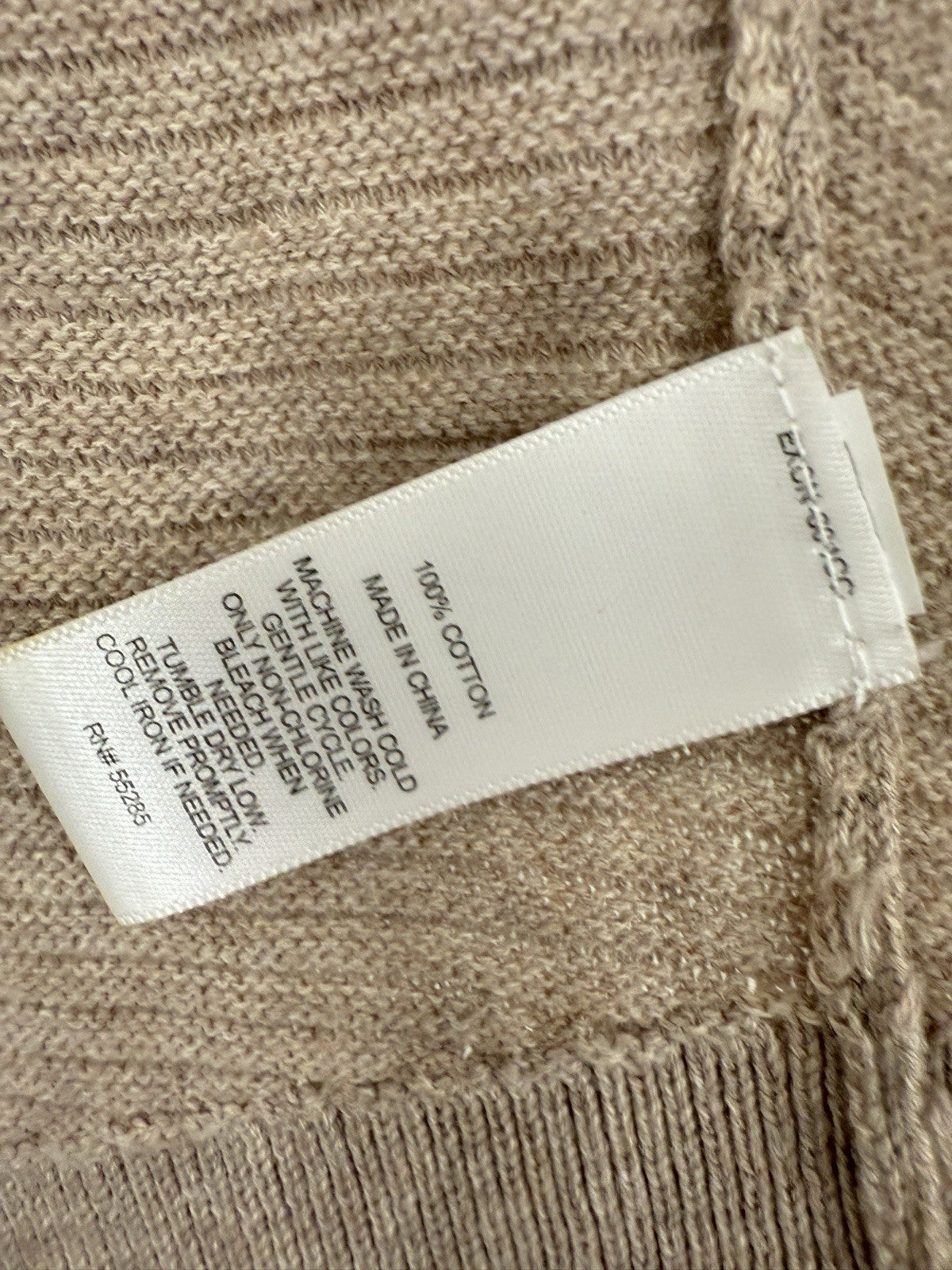 Express XS Cardigan Sweater Tan Beige Open Front Short Dolman Sleeve Womens