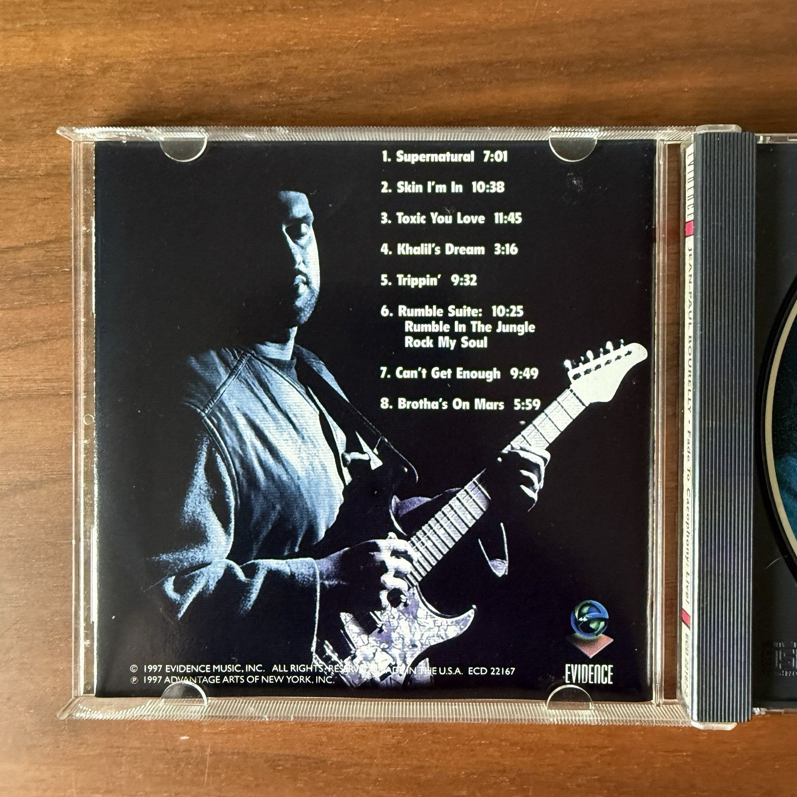 Fade to Cacophony: Live by Bourelly, Jean Paul (CD, 1997)