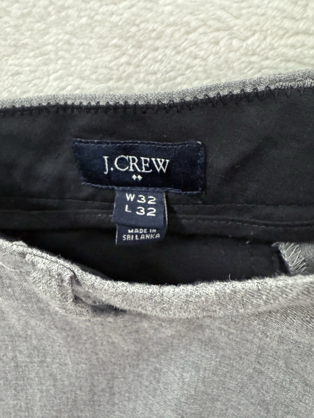 J Crew Slim Bedford Pants 32x32 Men’s Gray Pants 100% Cotton Chinos