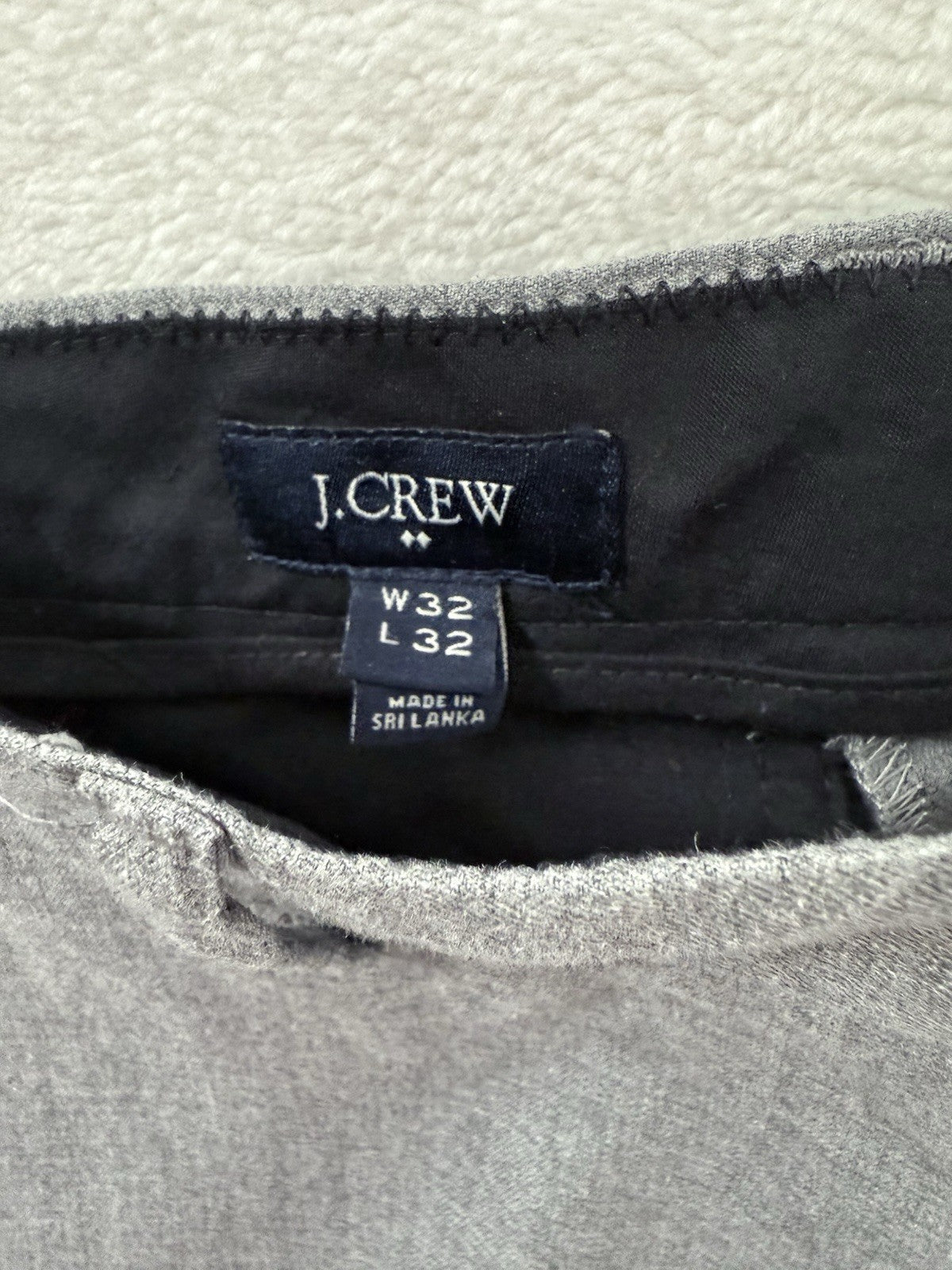 J Crew Slim Bedford Pants 32x32 Men’s Gray Pants 100% Cotton Chinos