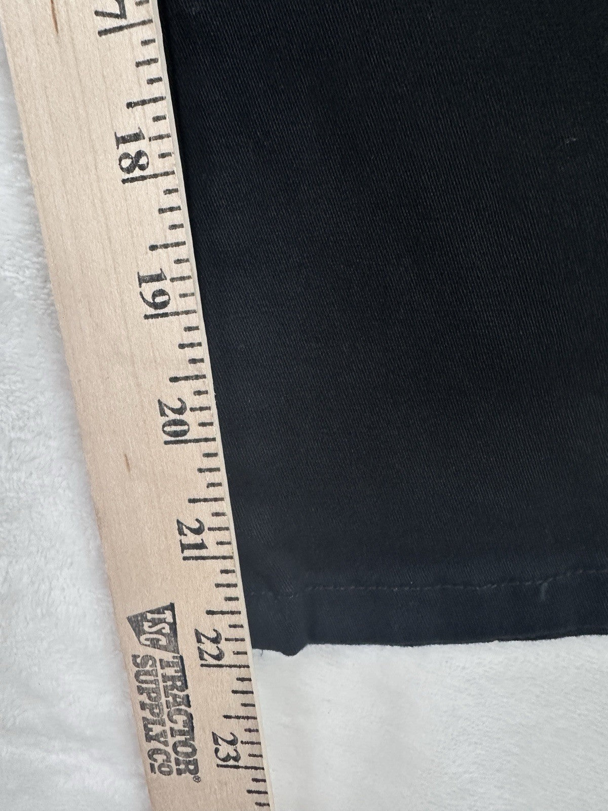 Cherokee Capri Pants 8 Black Cotton Stretch Twill 5 Pocket Womens