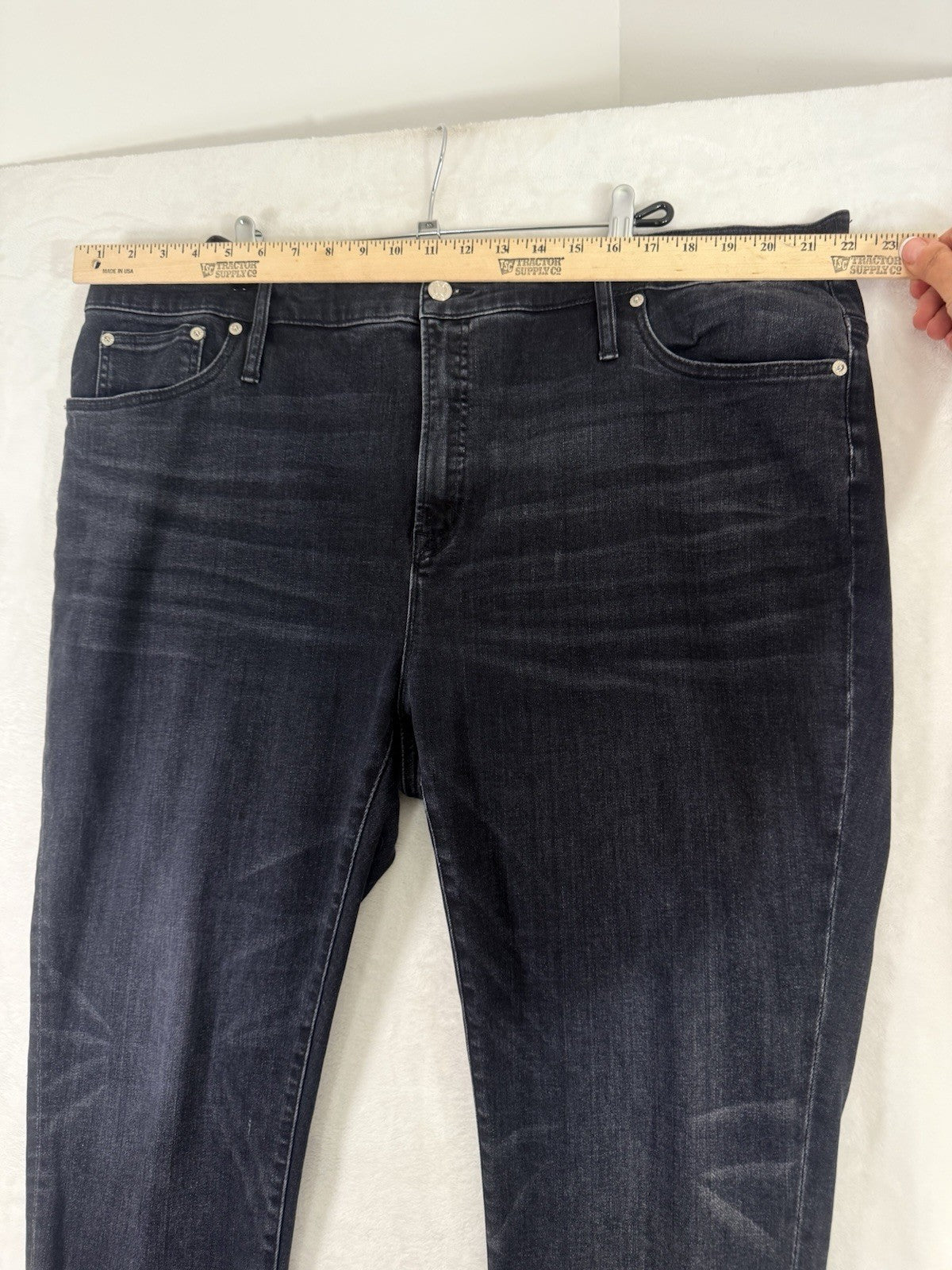 J Crew Jeans 36 Womens 9” High Rise Toothpick Skinny Ankle US 22 Plus Size