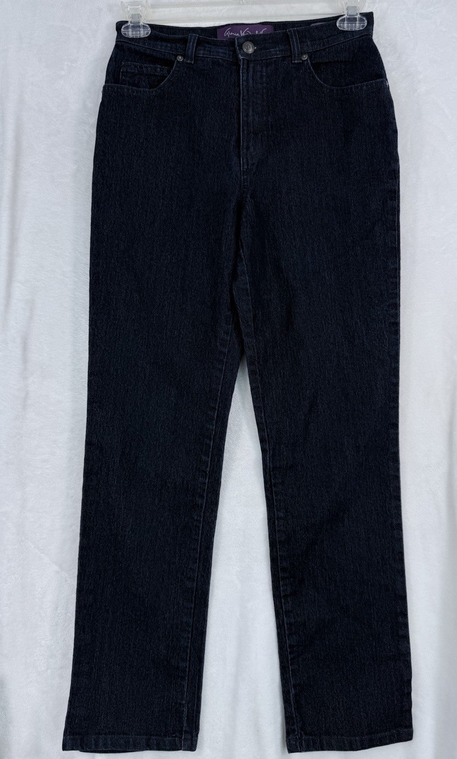 Gloria Vanderbilt Amanda Jeans 6 Average Dark Blue Womens