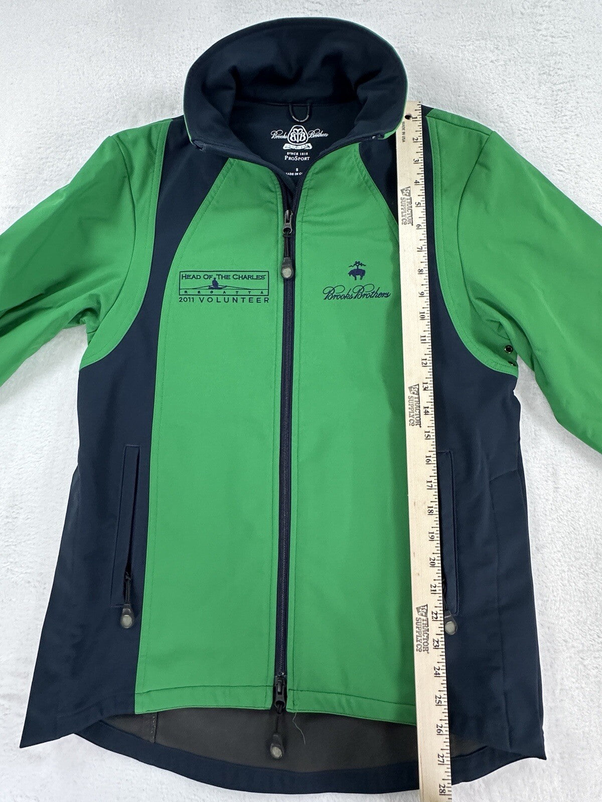 Brooks Brothers Head Of The Charles Jacket Small Men’s Rowing Volunteer 2011