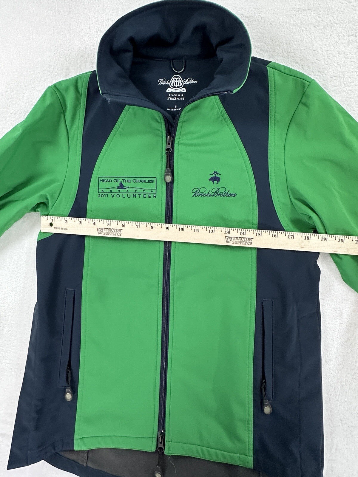 Brooks Brothers Head Of The Charles Jacket Small Men’s Rowing Volunteer 2011