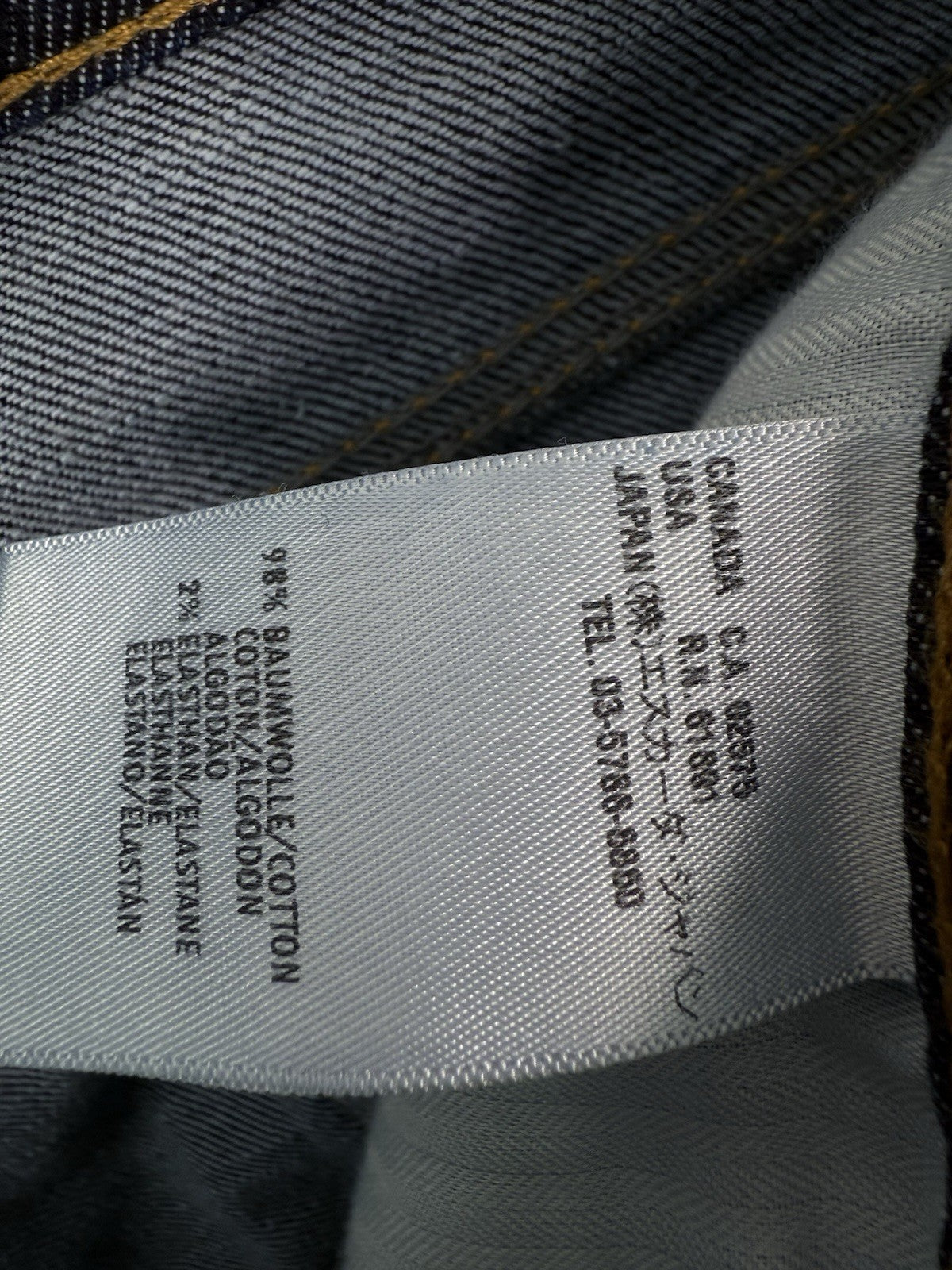 Escada Sport Jeans 44 Womens Dark Blue Denim Straight Leg Made Italy