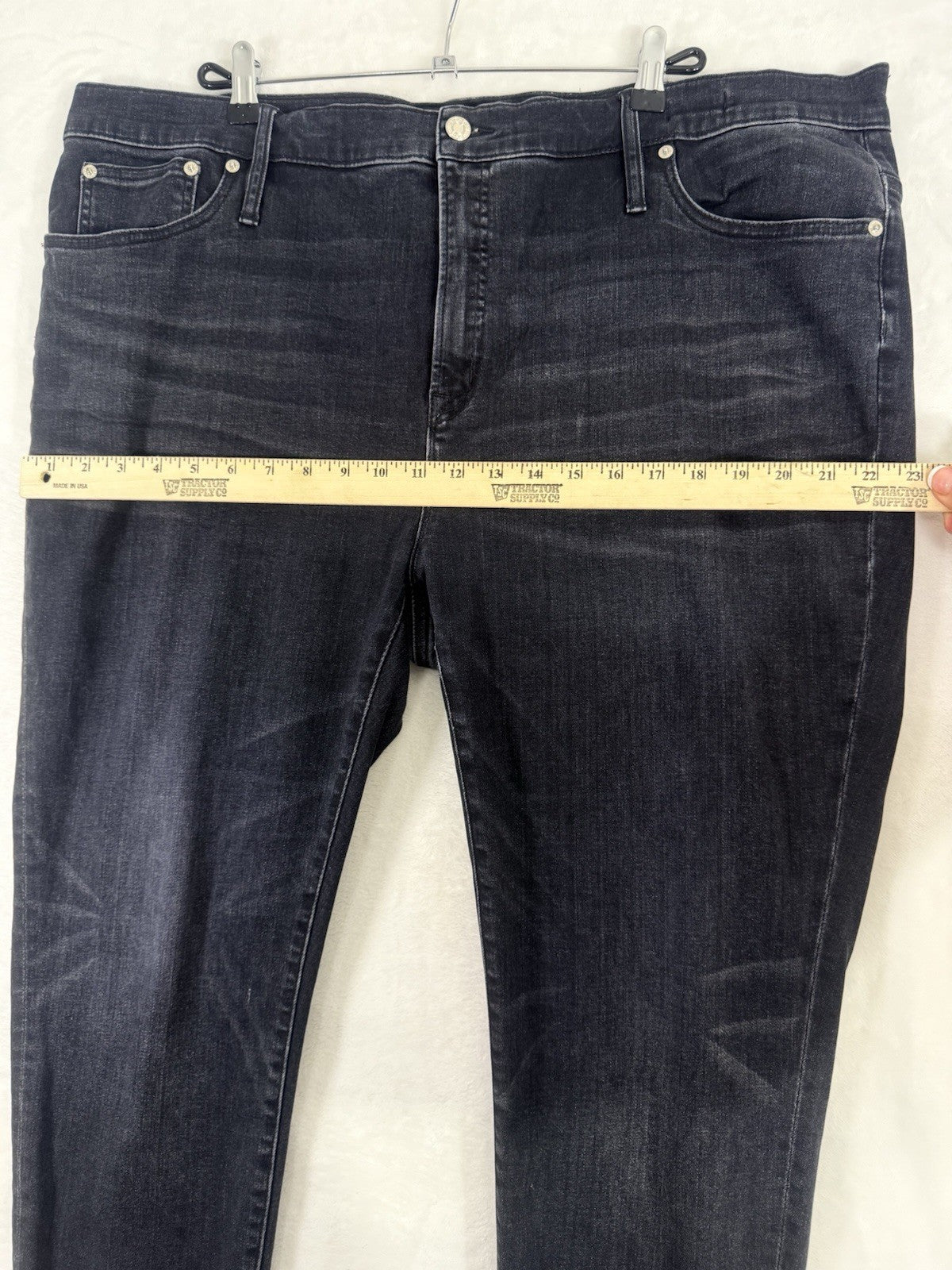 J Crew Jeans 36 Womens 9” High Rise Toothpick Skinny Ankle US 22 Plus Size