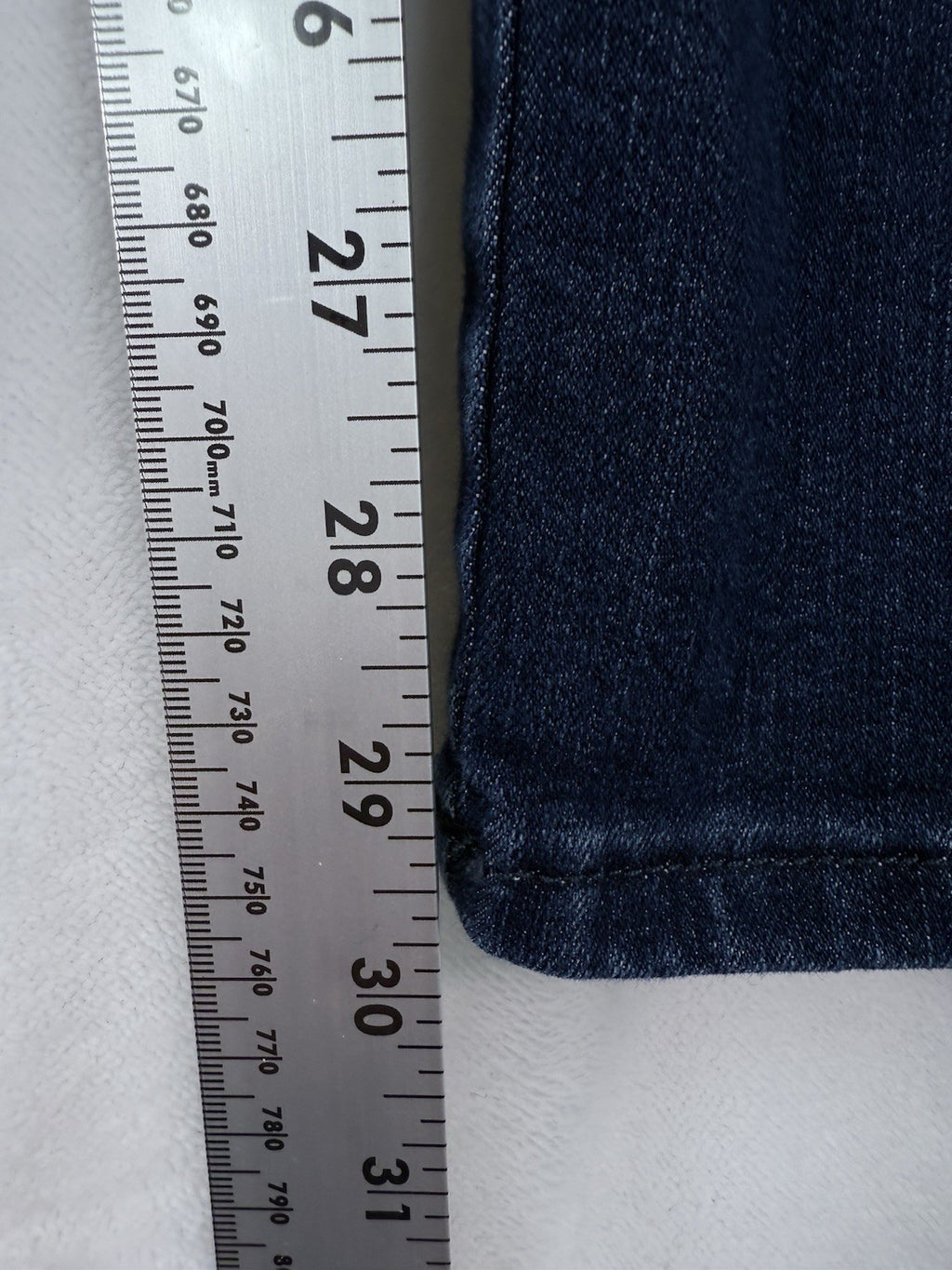 Gloria Vanderbilt Amanda Jeans 10 Average Dark Blue Womens