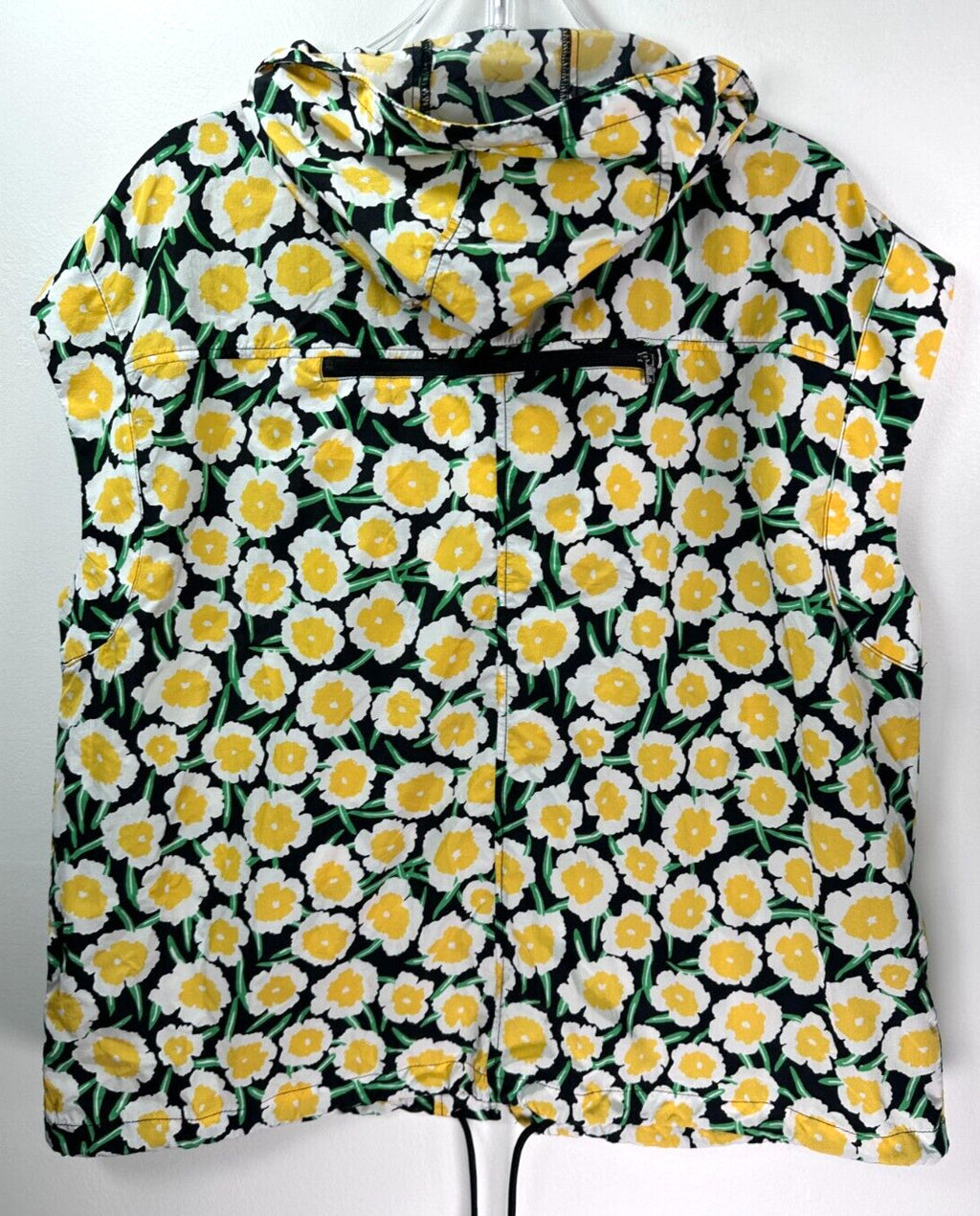 Diane Von Furstenberg x Target Size XS Yellow Poppy Packable Hooded Vest
