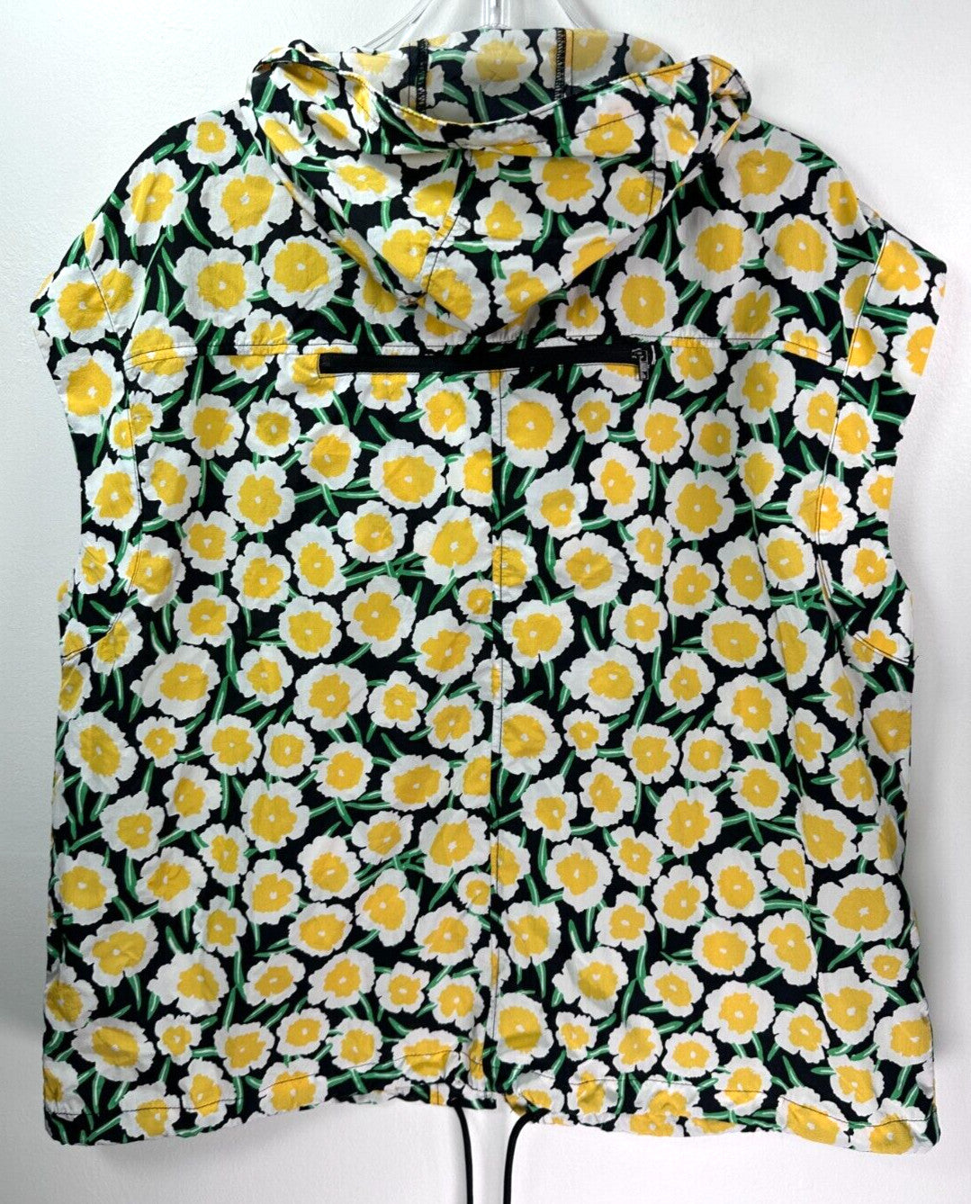 Diane Von Furstenberg x Target Size XS Yellow Poppy Packable Hooded Vest