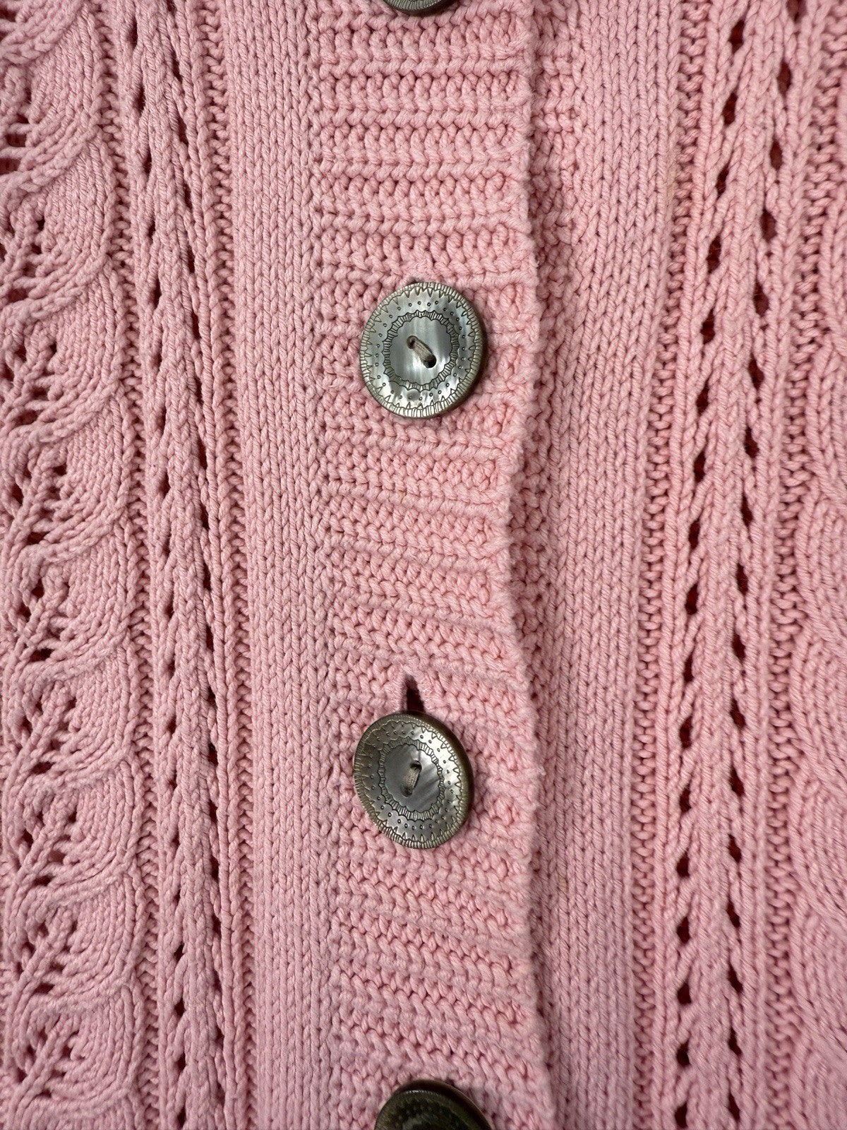 J Jill XS Cardigan Sweater Pink Shawl Collar Button Long Sleeve Tops Womens