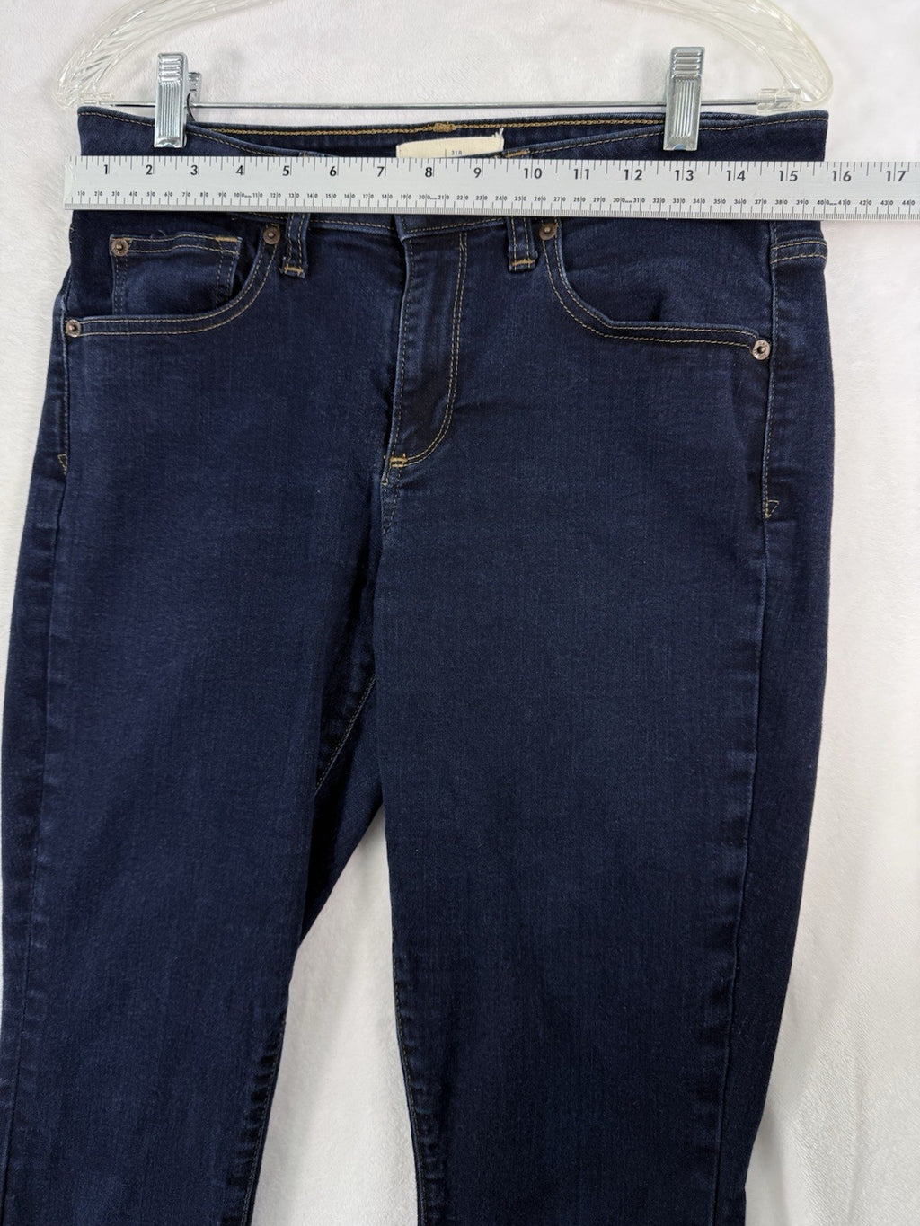 Gap Jeans Womens 31 1969 Curvy True Skinny Dark Blue 31R