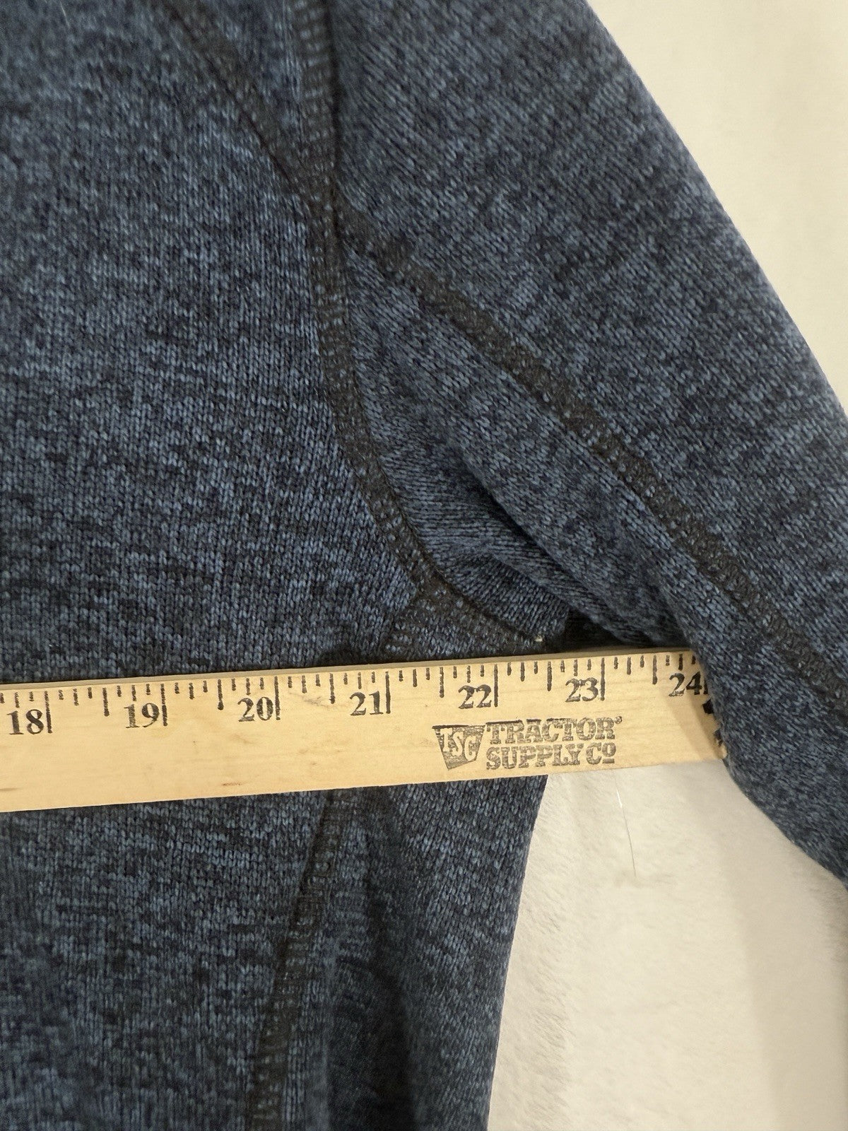 Eddie Bauer 1/4 Zip Radiator Fleece Mens Large Blue Sweater Knit
