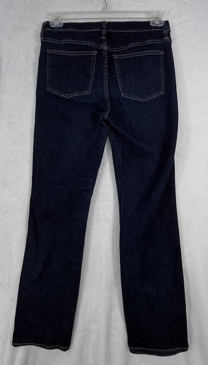 J Crew Vintage Slim Straight Jeans 29 Women Dark Blue 9” Rise Minimalist Denim