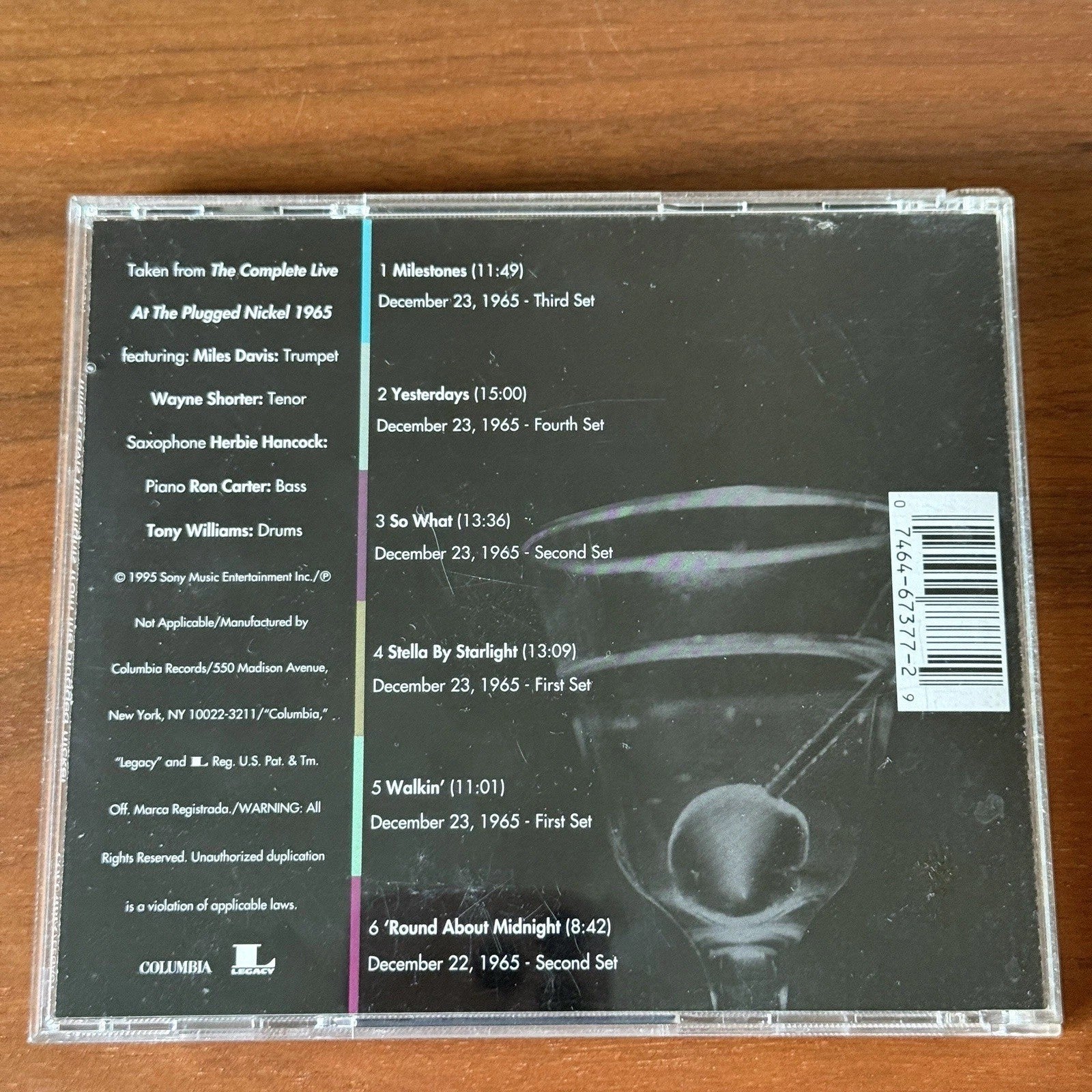 Highlights from the Plugged Nickel by Miles Davis (CD, Nov-1995, Sony Music...