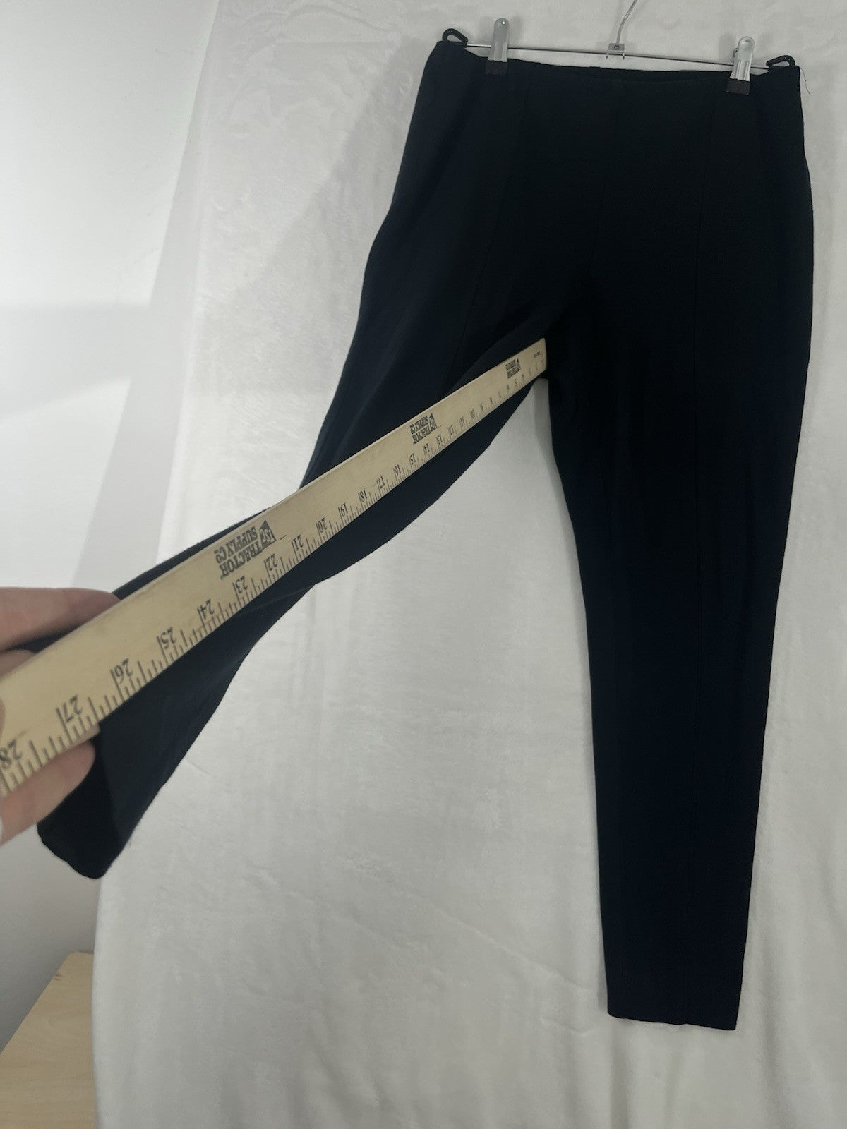 J Jill Ponte Leggings Medium Black Viscose Rayon Nylon Spandex Stretch Womens