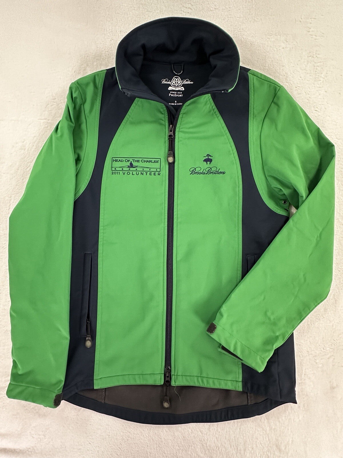 Brooks Brothers Head Of The Charles Jacket Small Men’s Rowing Volunteer 2011