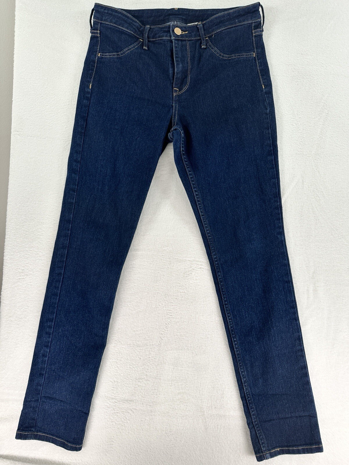 H&M Jeans 29 Skinny Ankle Regular Waist &Denim Women’s Dark Rinse Mid Rise
