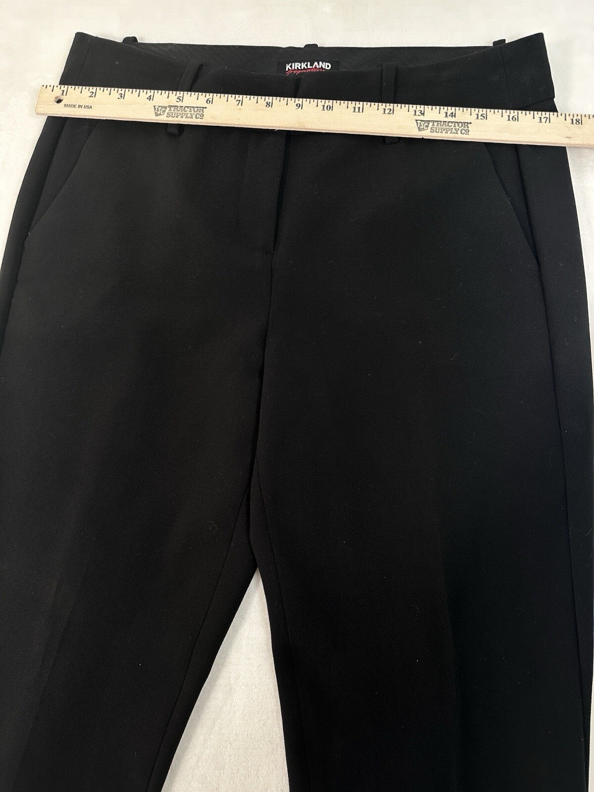 Costco Kirkland Signature Ladies Pants 8 Black Dress Pants Stretch Womens