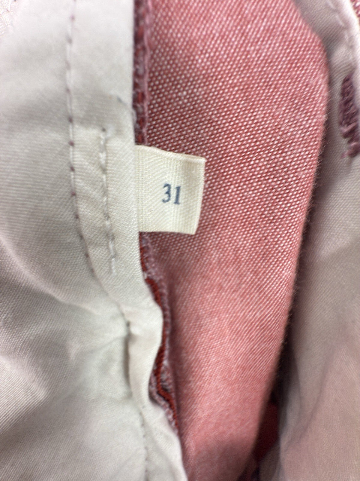 J Crew Shorts 32 Men’s Red 100% Cotton 11” Inseam Men Preppy Flat Front