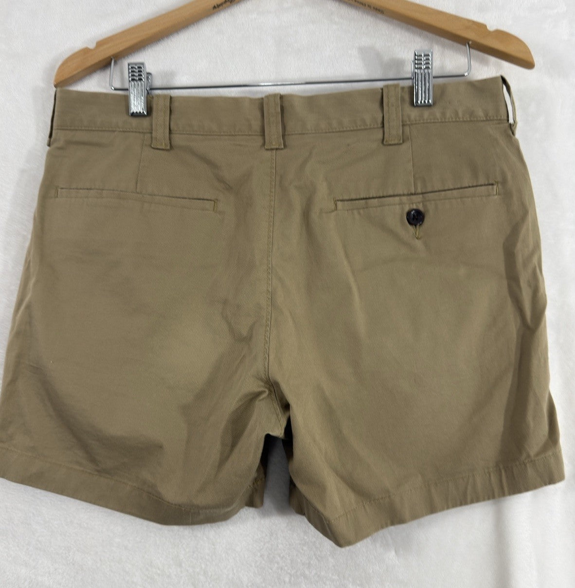 J Crew Flex Chino Shorts 31 Men’s 5” Inseam Khaki Tan Brown