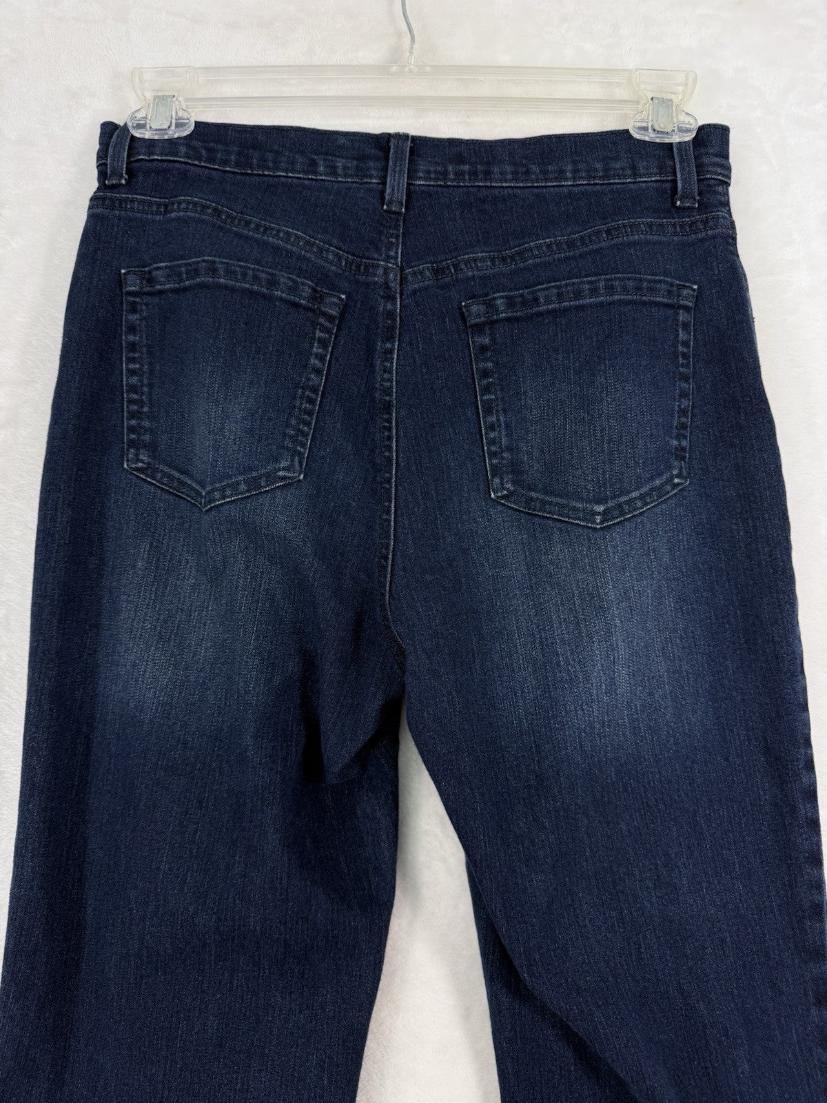 Gloria Vanderbilt Amanda Jeans 10 Average Dark Blue Womens