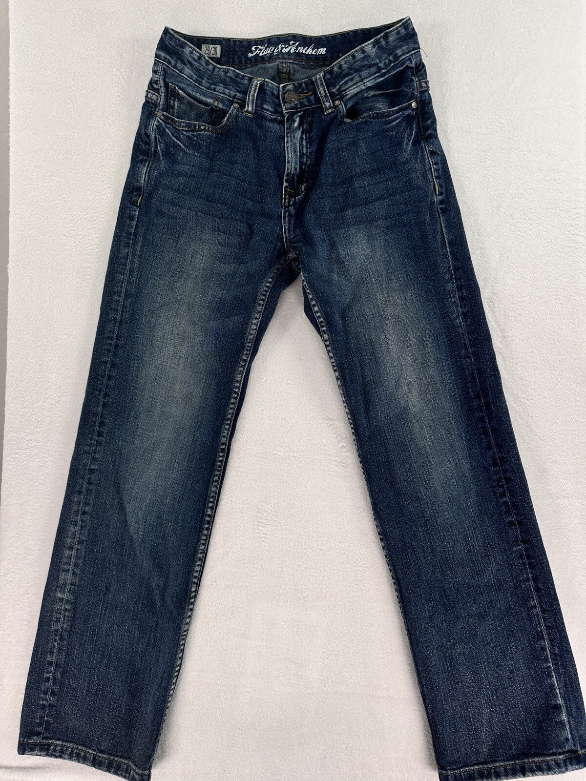 Flag & Anthem Jeans Men’s 29x30 29x29 Relaxed Blue Straight Leg