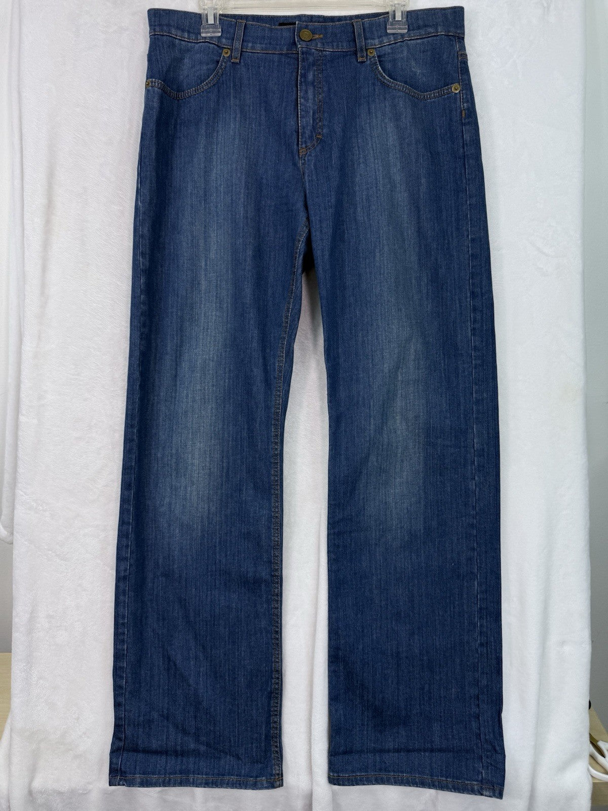 Escada Sport Jeans 42 Womens Blue Denim Straight Leg Made Italy