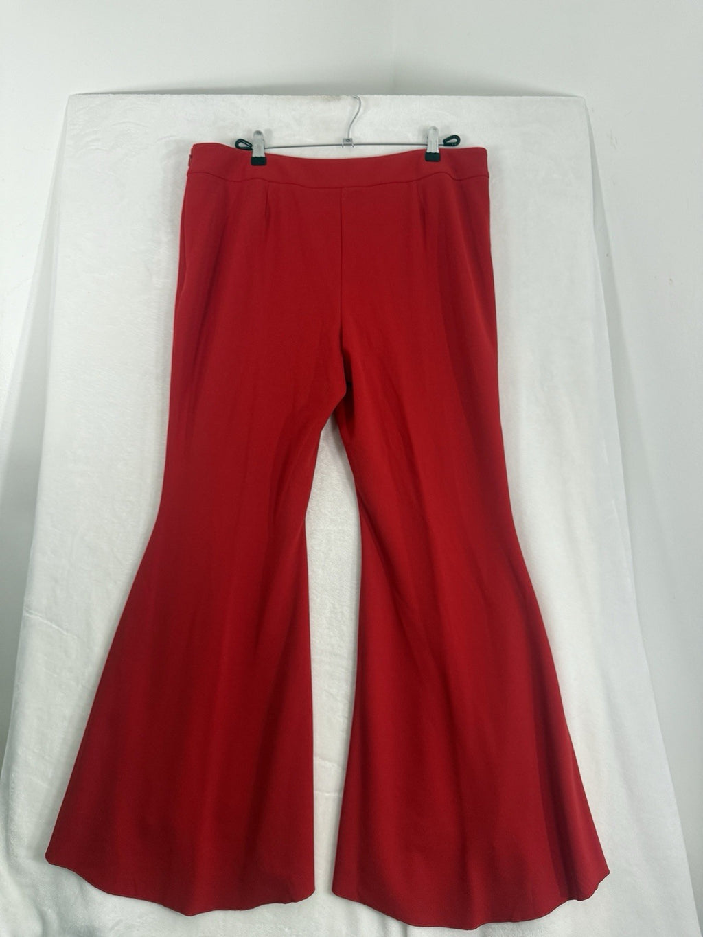Inc Size 16 Flare Leg Pants Red Womens International Concepts High Low Split