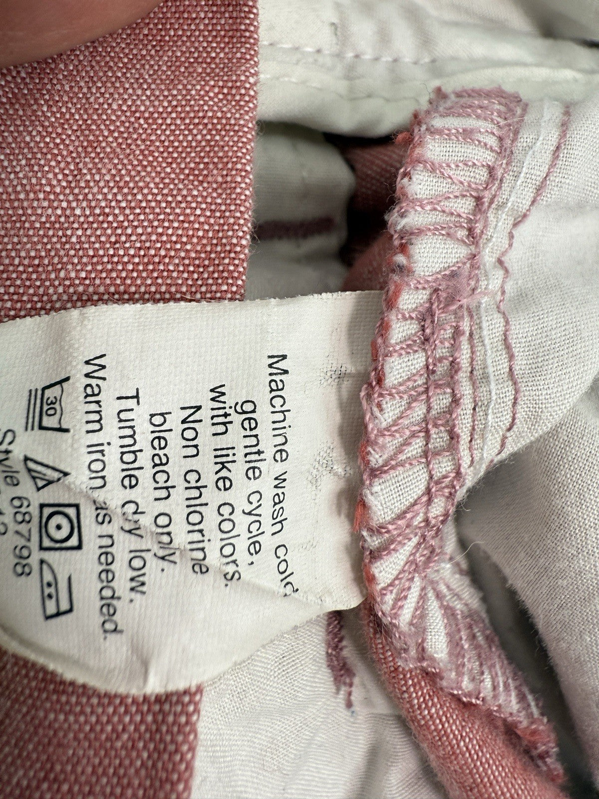 J Crew Shorts 32 Men’s Red 100% Cotton 11” Inseam Men Preppy Flat Front