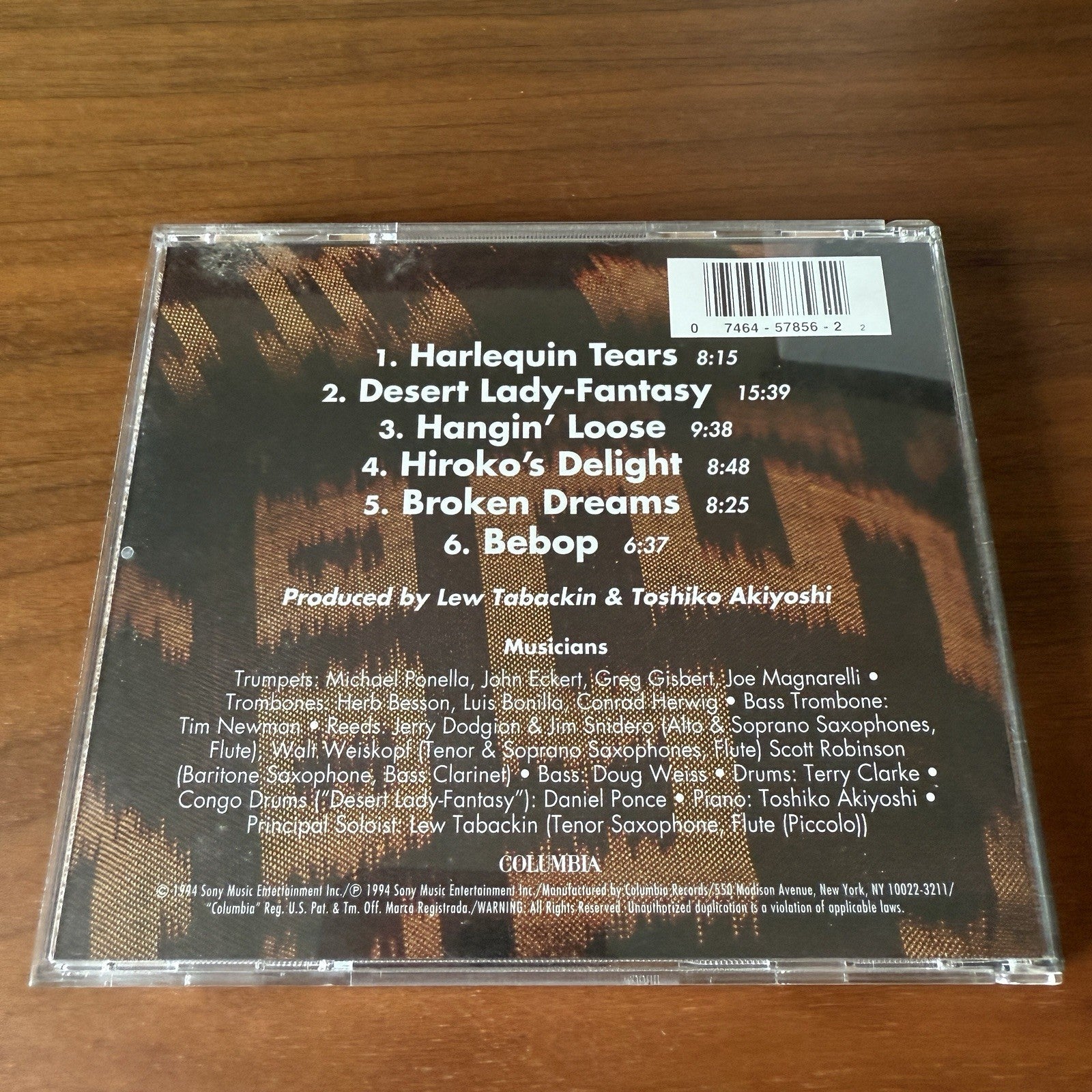 Desert Lady/Fantasy by Toshiko Akiyoshi (CD, Aug-1994, Sony Music...