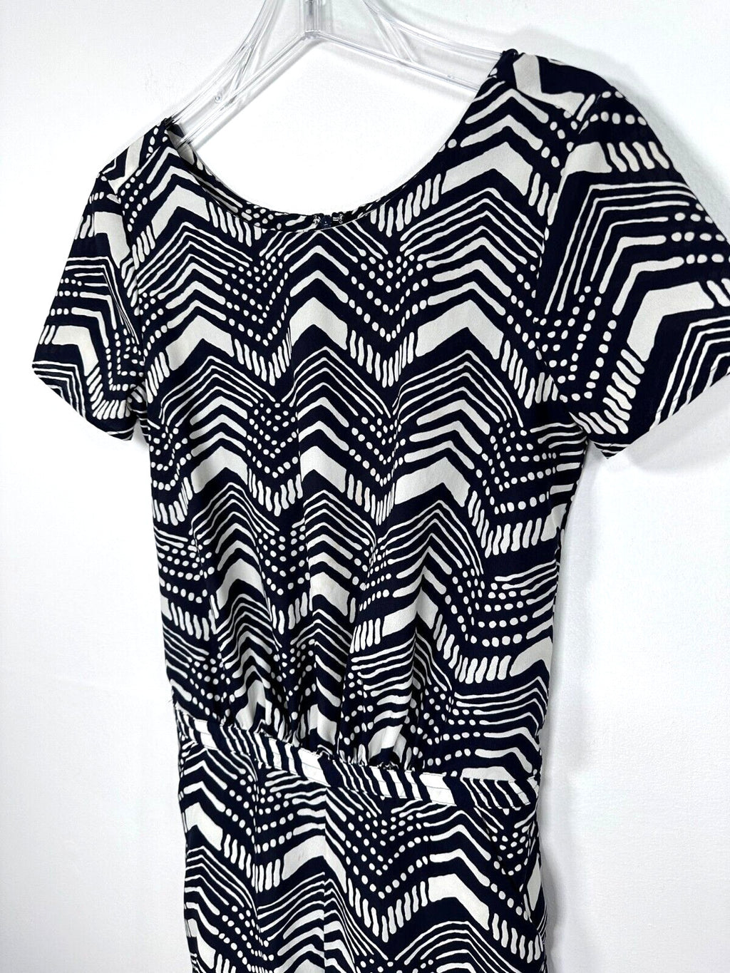 J Crew One Piece Romper Jumper Shorts Navy Blue Womens Size 0