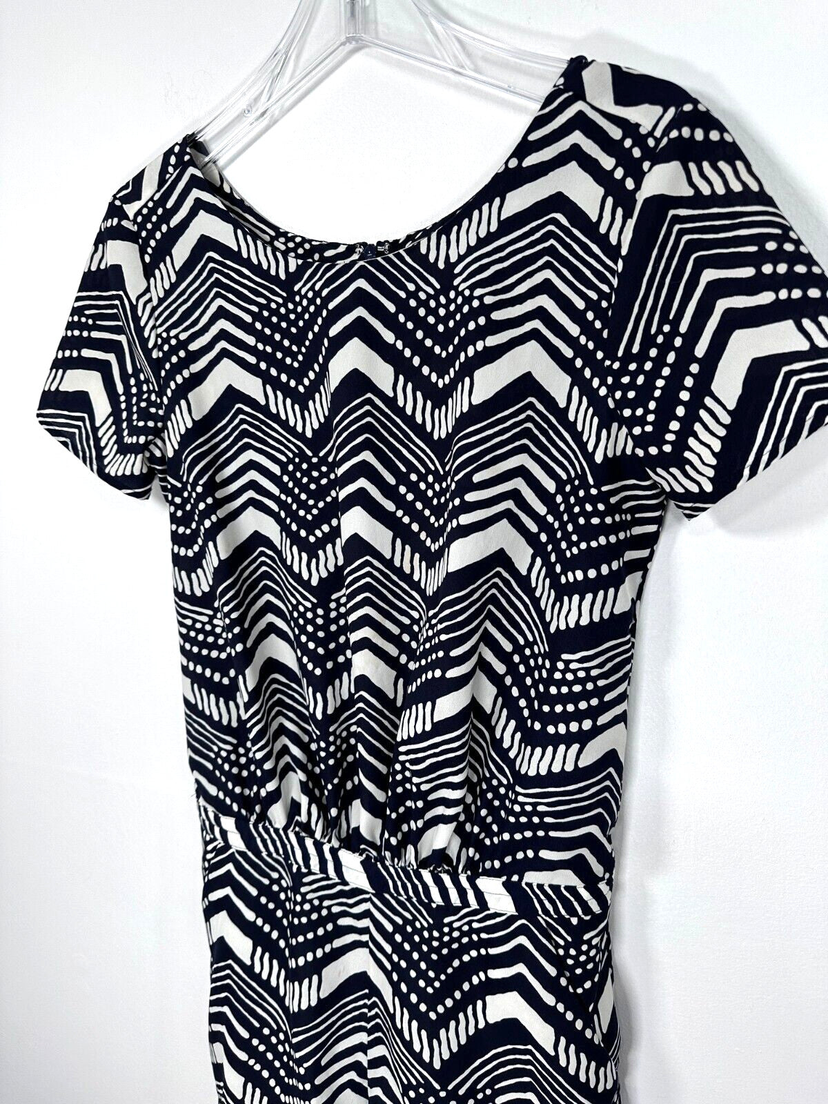 J Crew One Piece Romper Jumper Shorts Navy Blue Womens Size 0