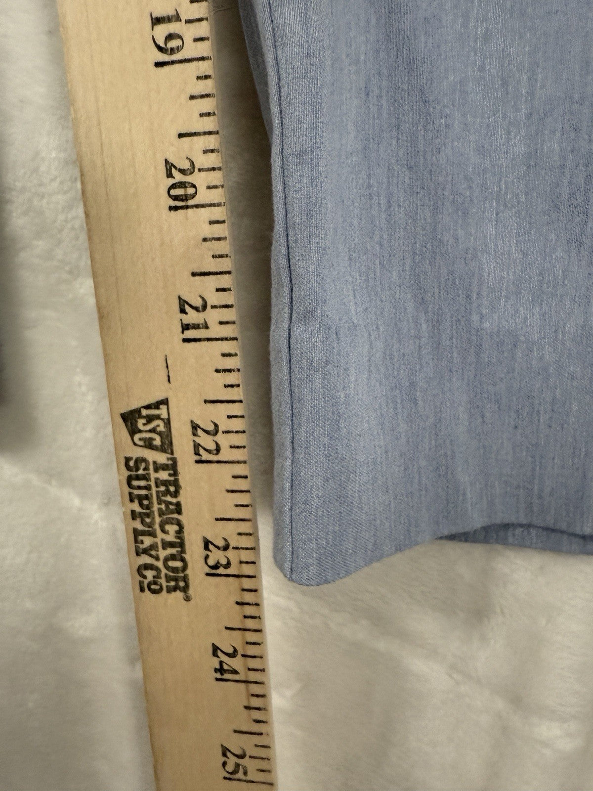Hilary Radley Pull On Pants XL Blue Lightweight Cropped Crop Womens