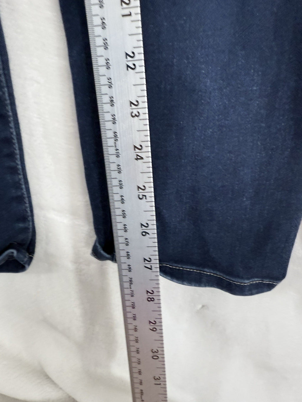 Chicos Platinum Jeans Size 1 Denim Blue US 8 Womens