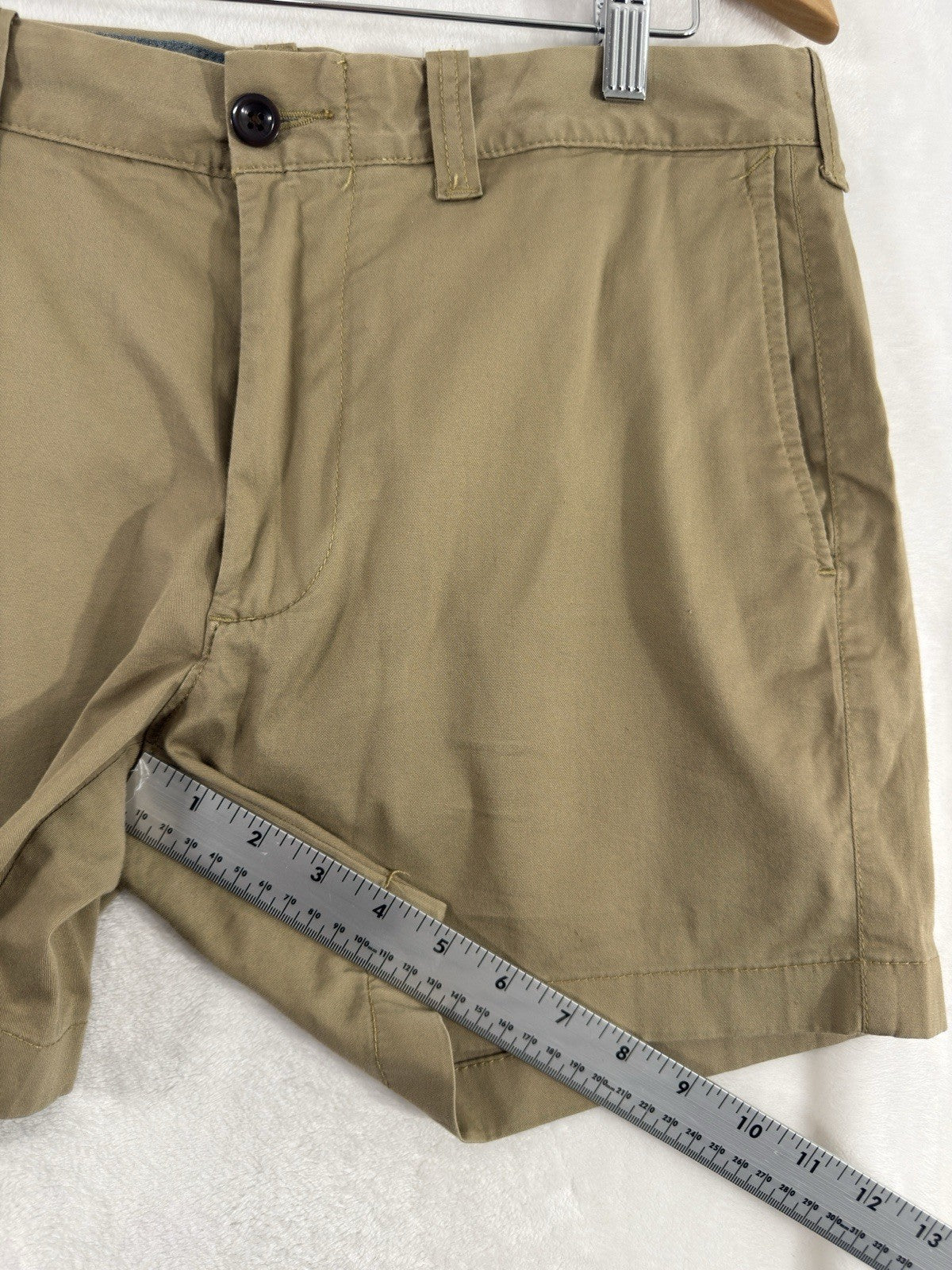 J Crew Flex Chino Shorts 31 Men’s 5” Inseam Khaki Tan Brown