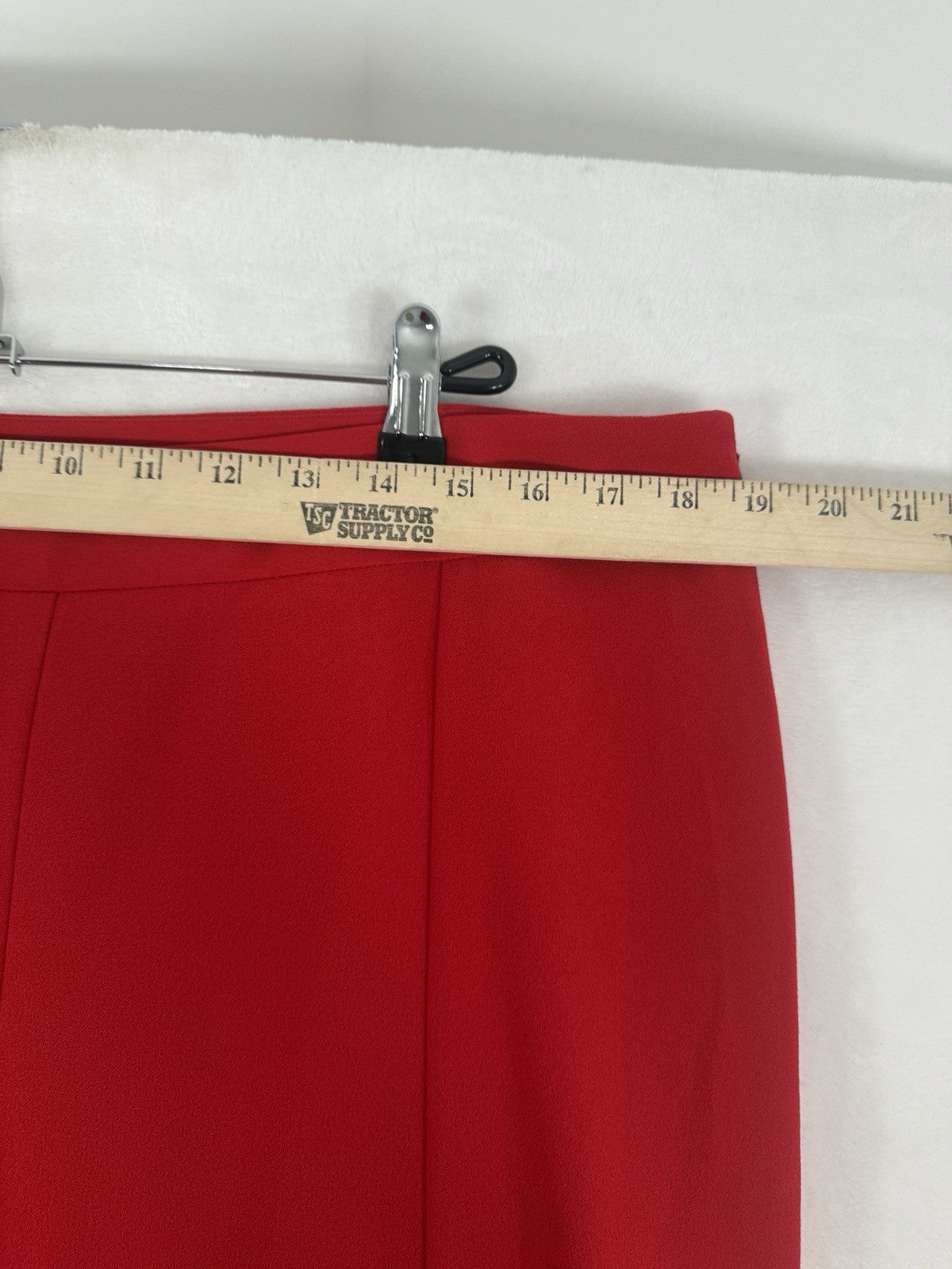 Inc Size 16 Flare Leg Pants Red Womens International Concepts High Low Split
