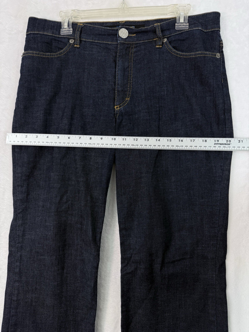 Escada Sport Jeans 44 Womens Dark Blue Denim Straight Leg Made Italy