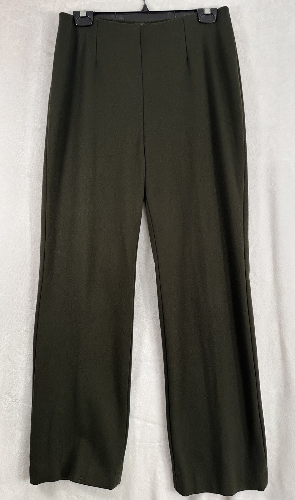 Coldwater Creek Ponte Perfect Holly Trousers Small Petite Green Pull On Pants